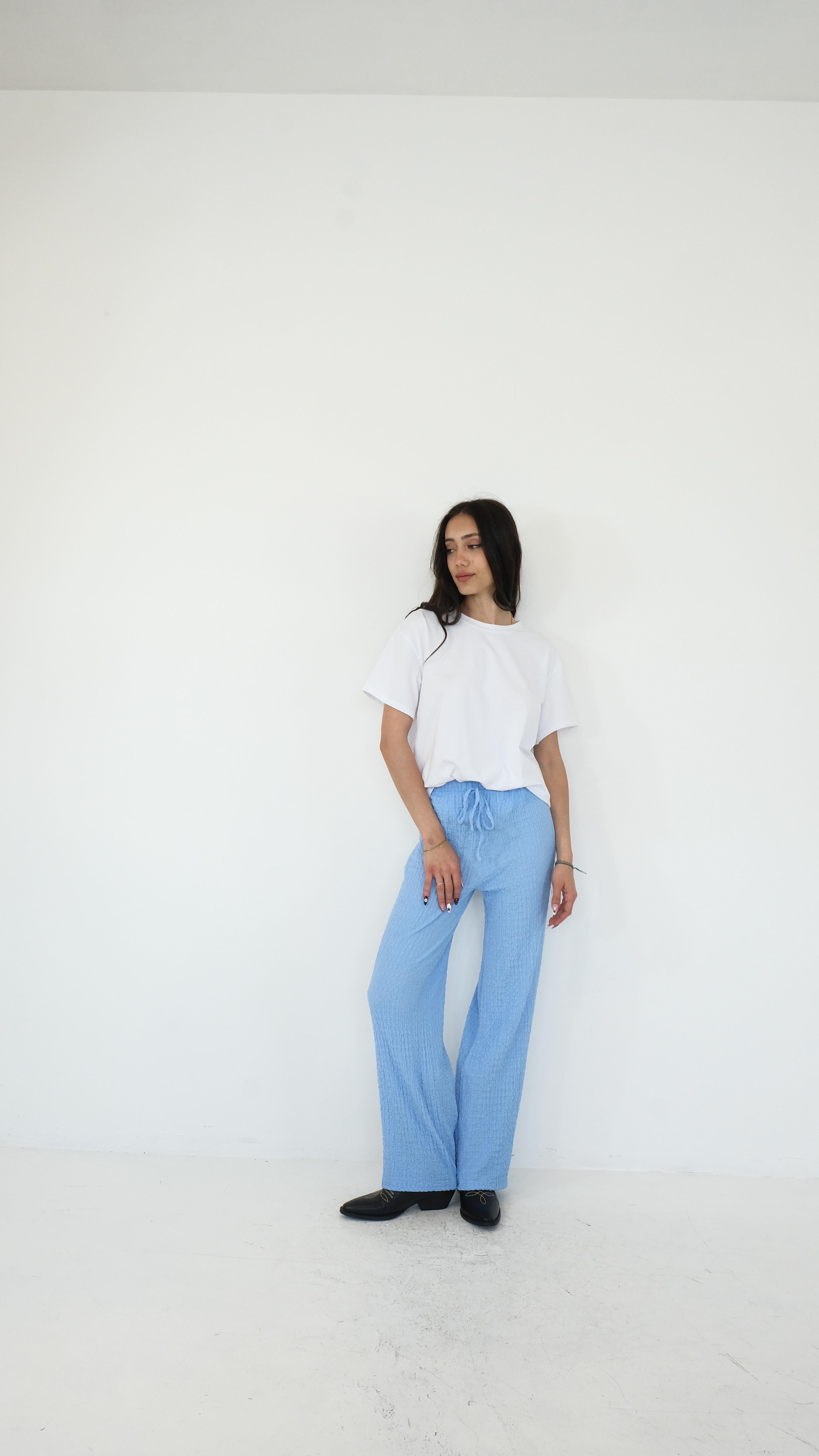 PANTALONE CELESTE 11416 NEW