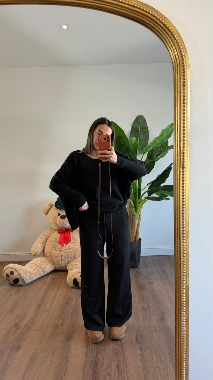 PANTALONE TUTA A PALAZZO 5855 NEW