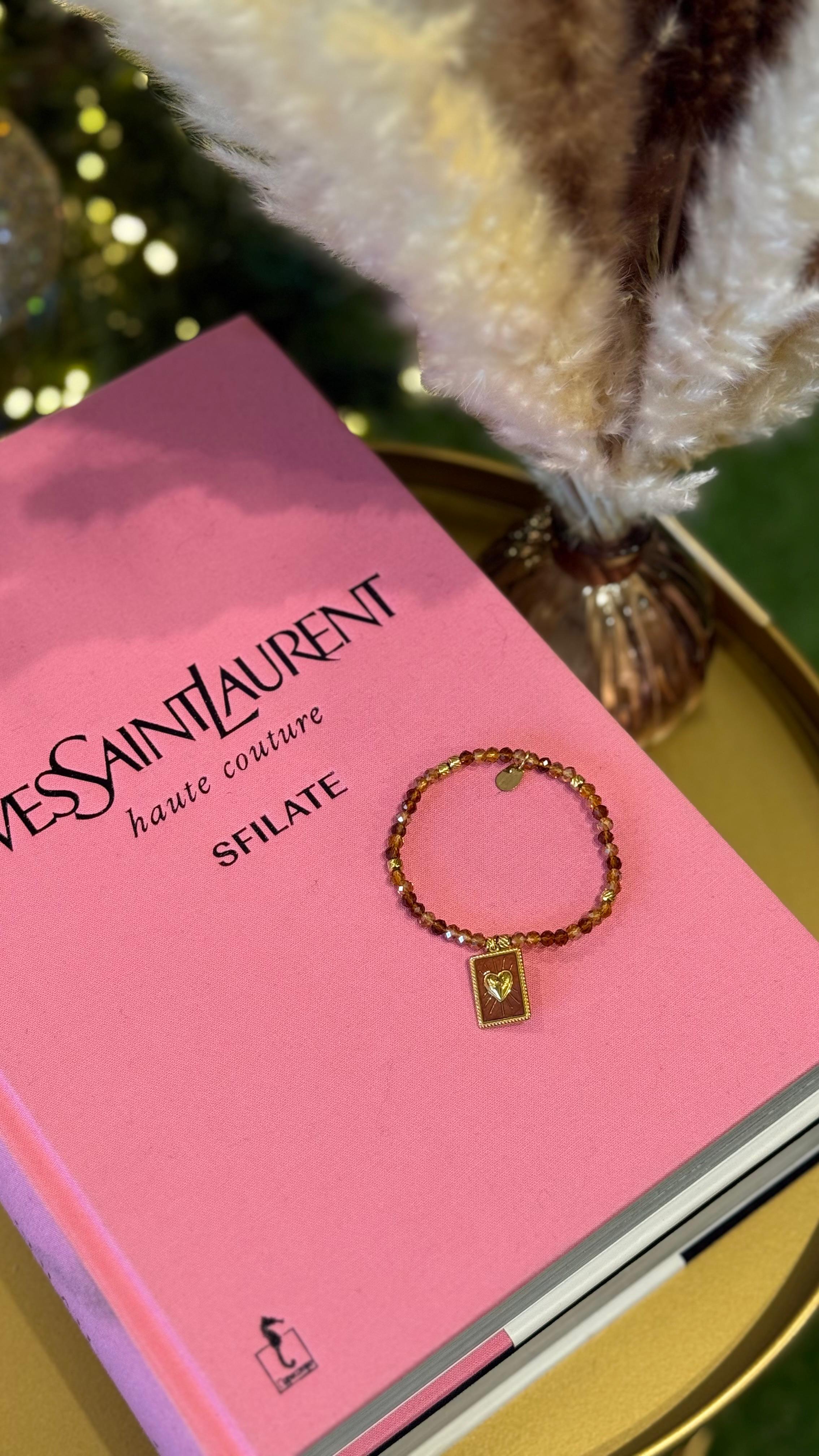 BRACCIALETTO PERLINE BRONZO NEW