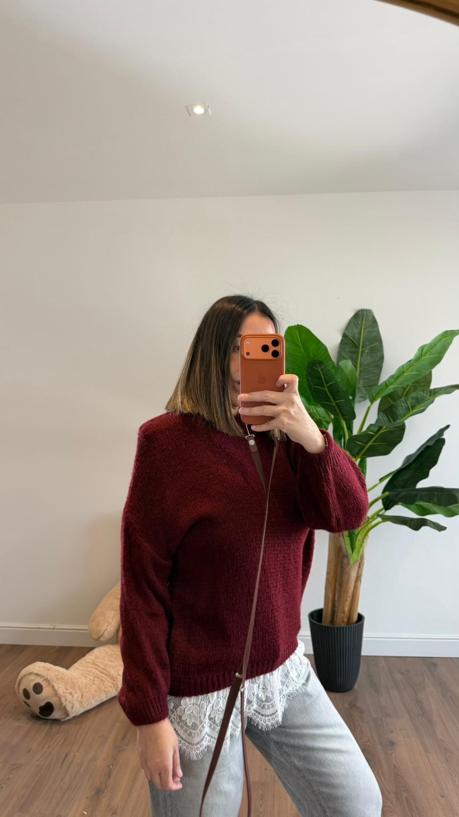 MAGLIONE CON PIZZO 3010 NEW