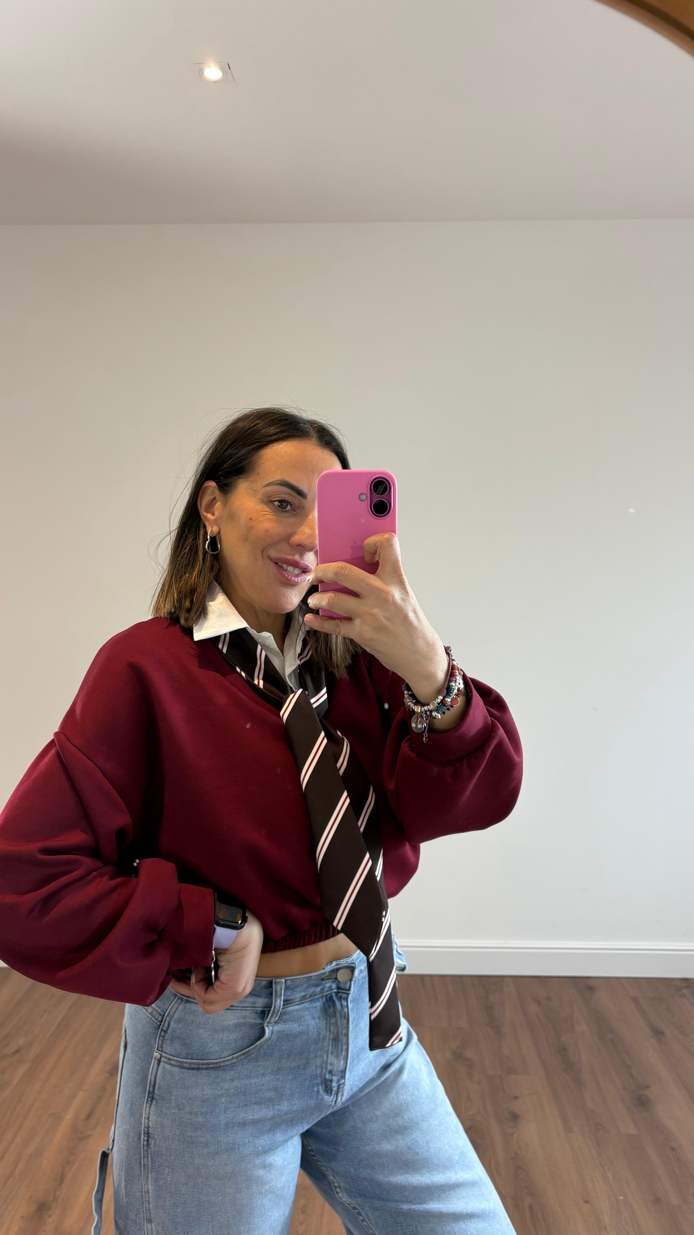 FELPA CORTA COLLEGE 9530 NEW