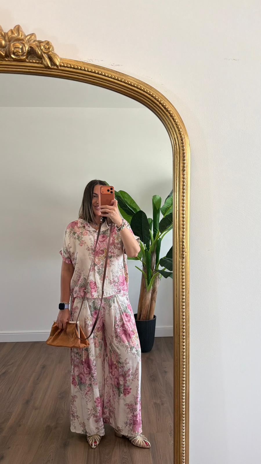 PANTALONE A FIORI 37360 NEW