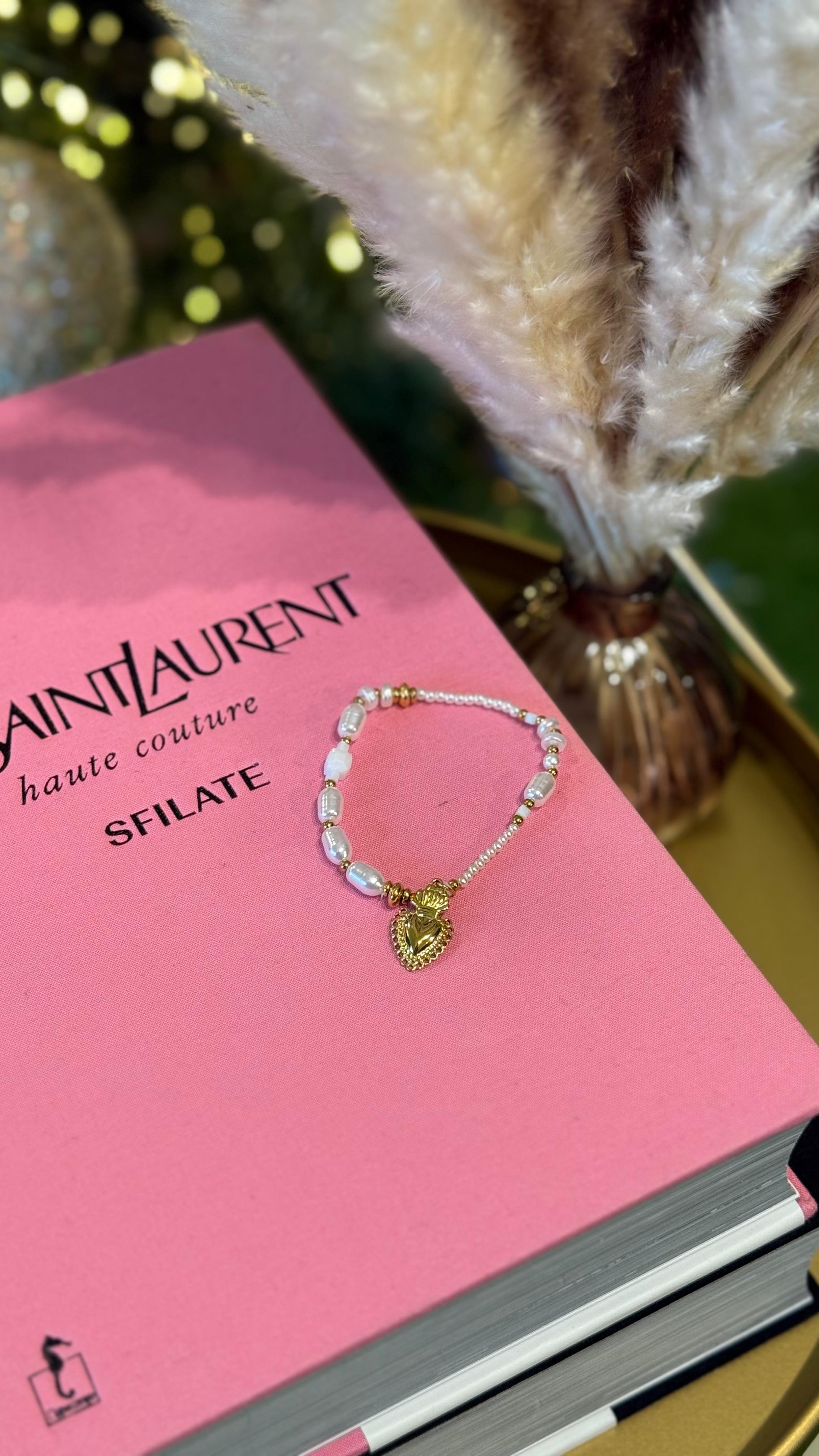 BRACCIALETTO PERLINE BIANCHE NEW