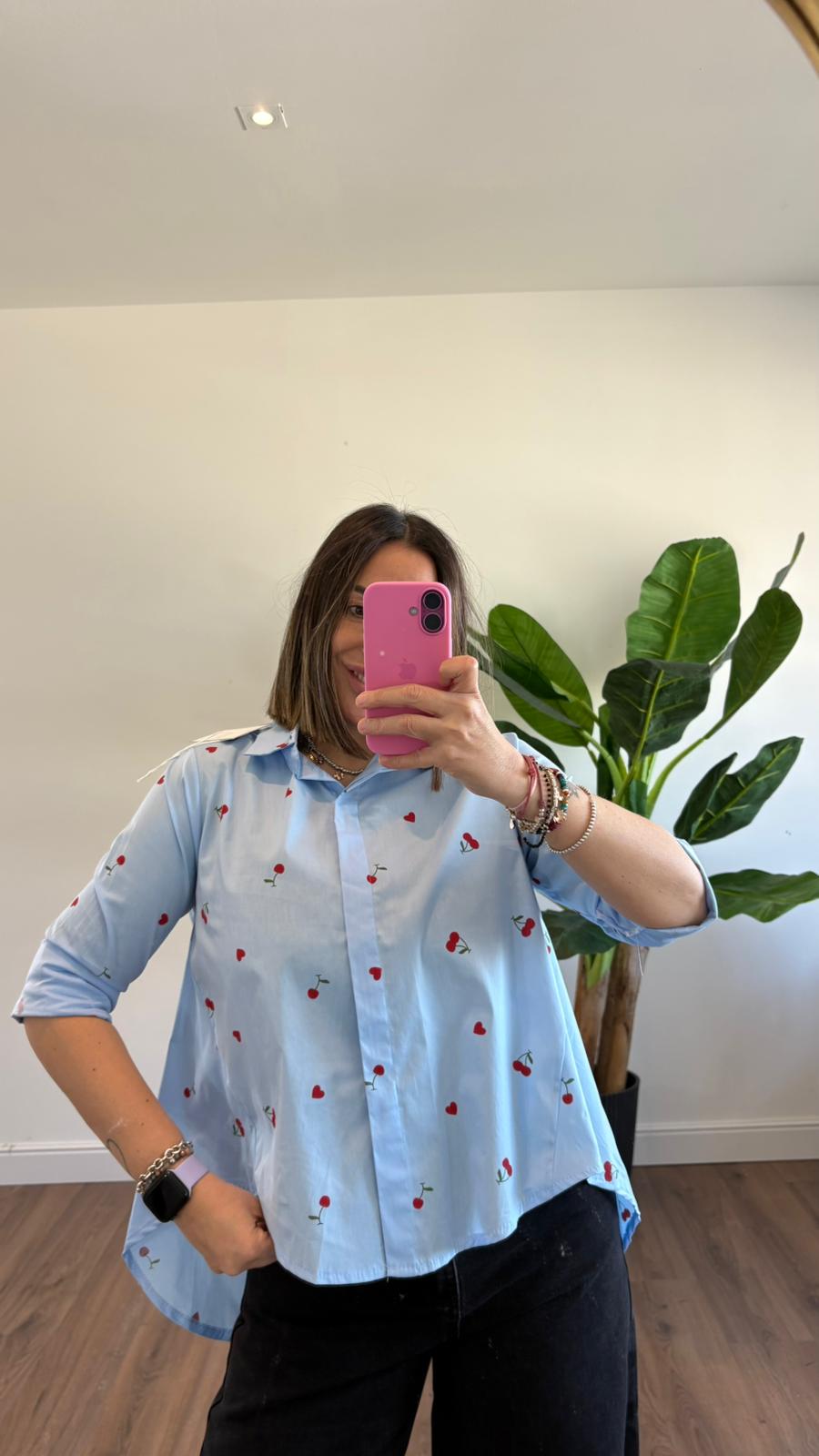 CAMICIA CUORI E CILIEGIE 2090 NEW