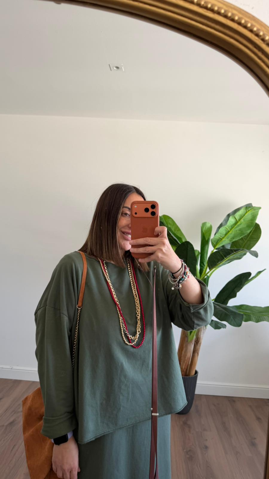 ABITO VERDE MILITARE SUSY STAR NEW