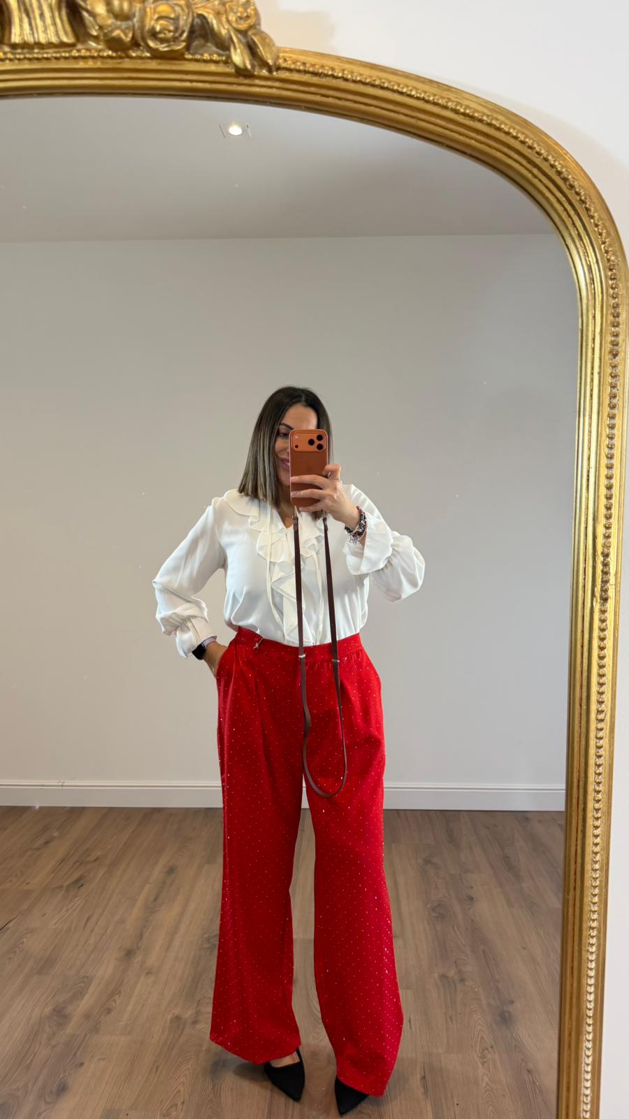 PANTALONI STRASS M12377 NEW