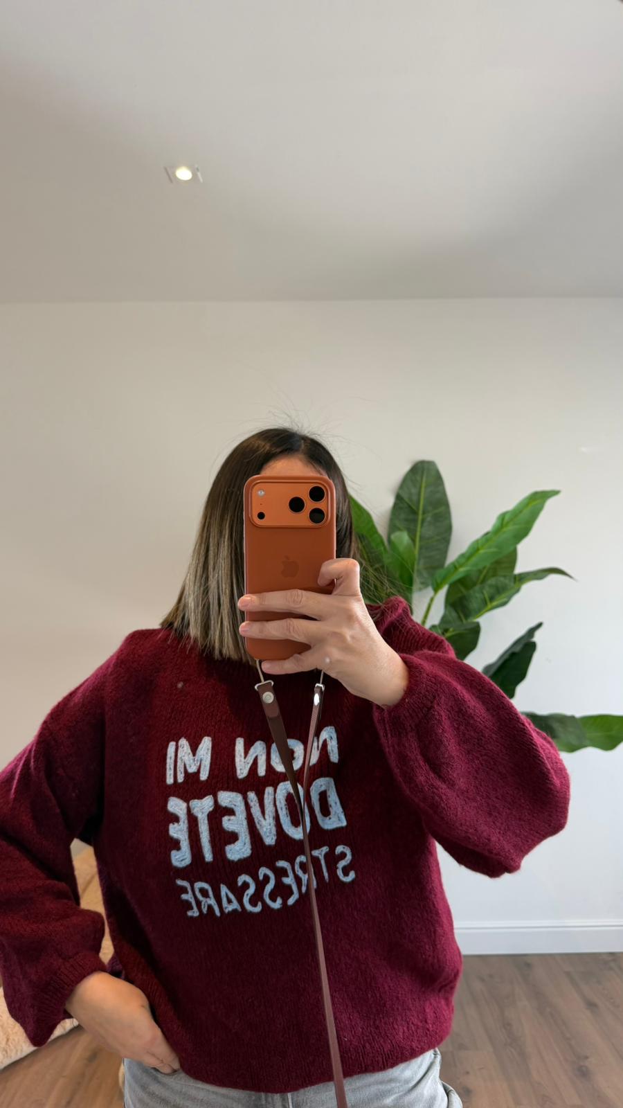 MAGLIONE "NON MI DOVETE STRESSARE" 3591 NEW