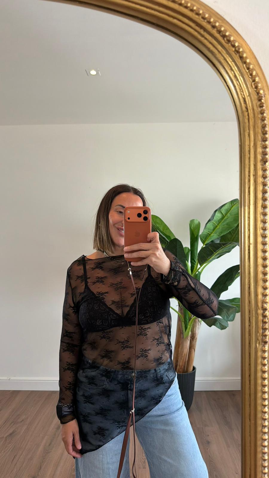 MAGLIA IN PIZZO ASIMMETRICA 6580 NEW