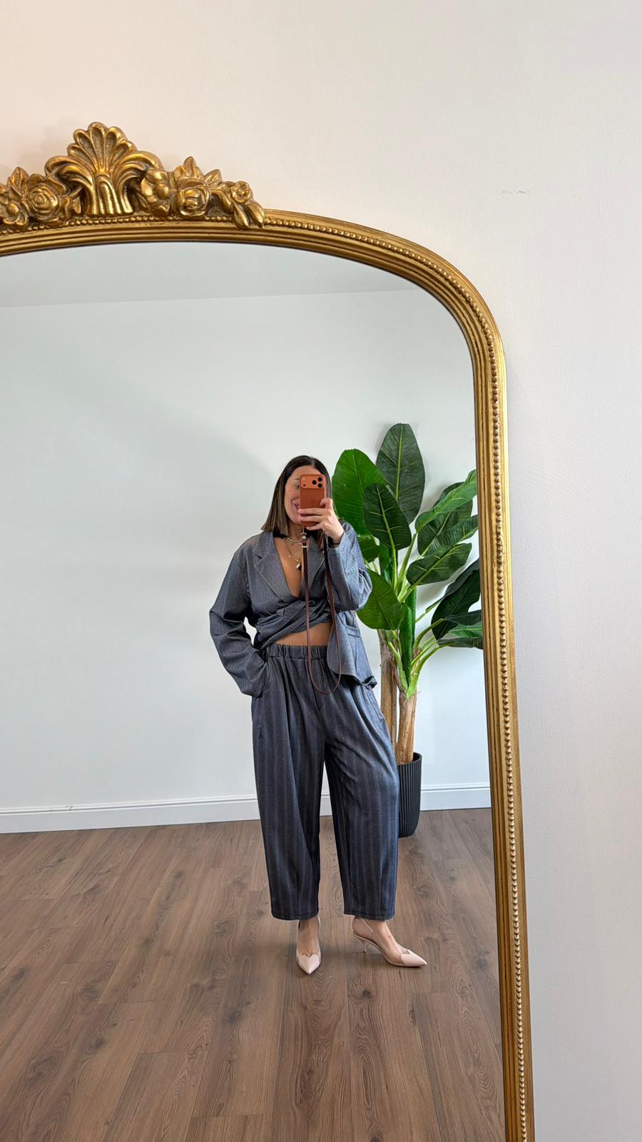 PANTALONE SPINATO 05833