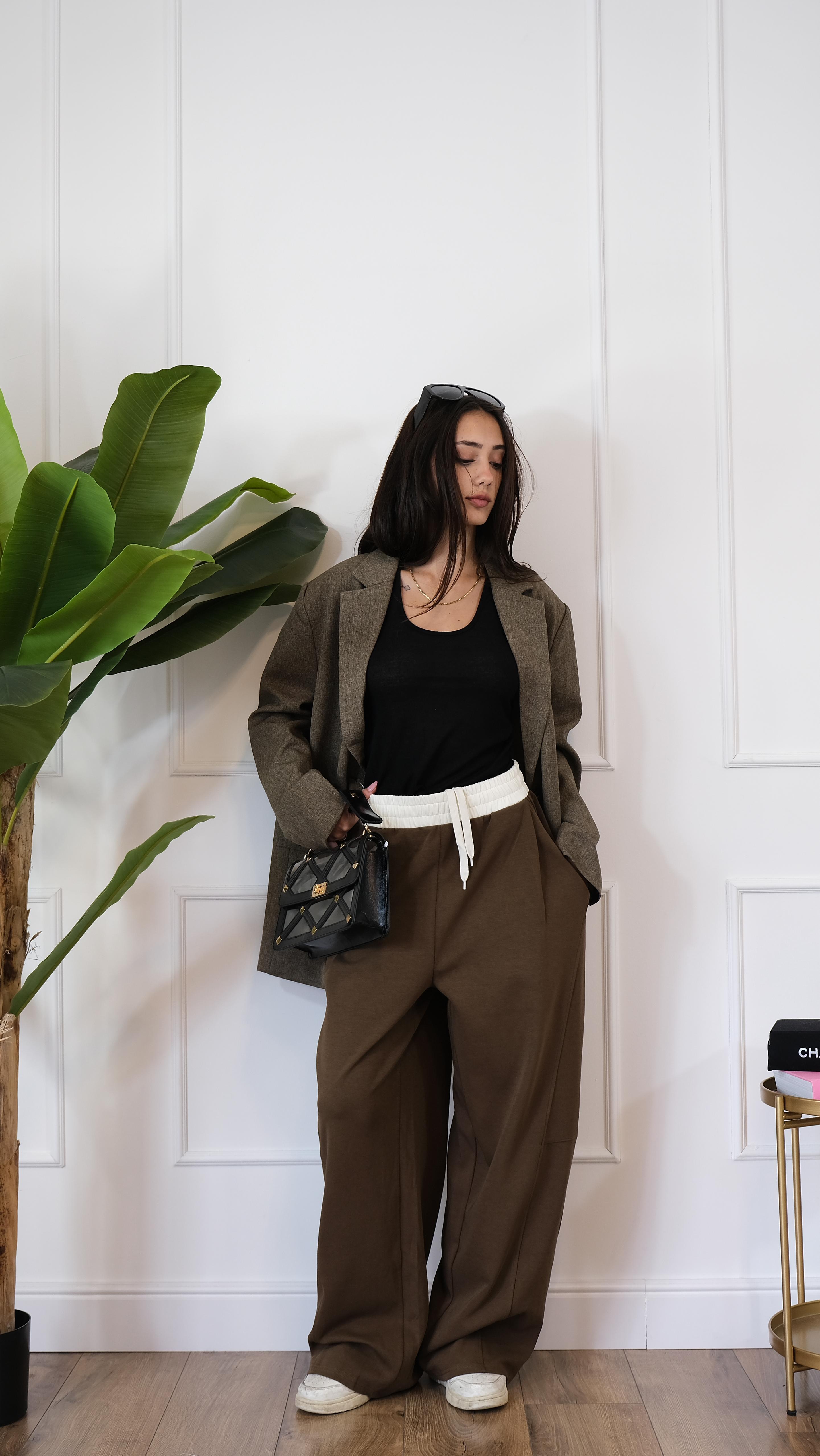 PANTALONE BANDA BIANCA 15719 NEW