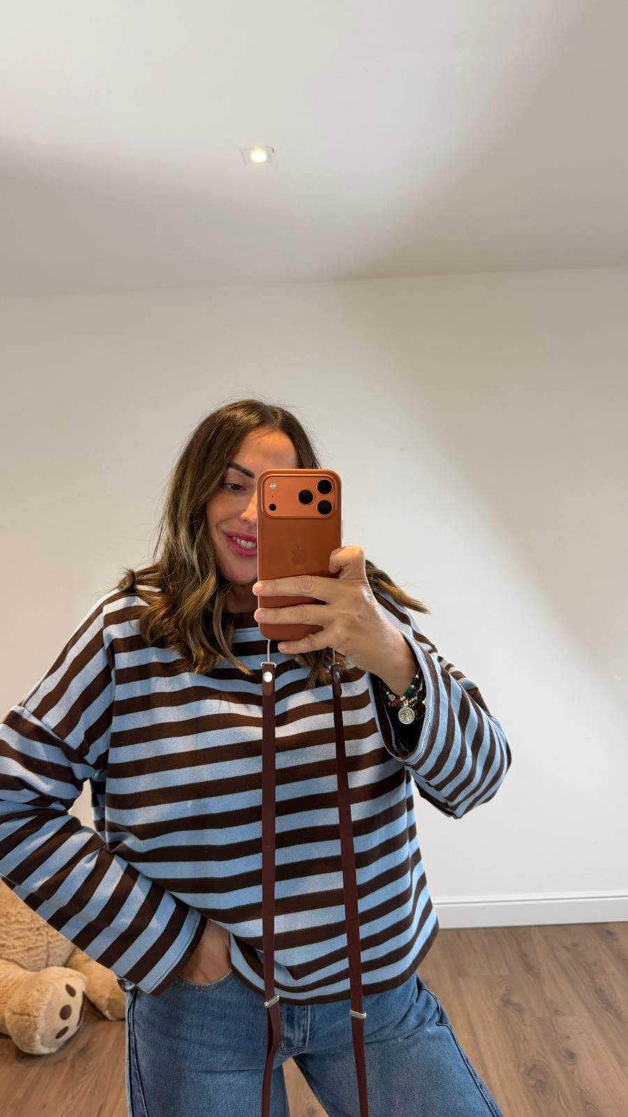 FELPA A RIGHE 5021 NEW