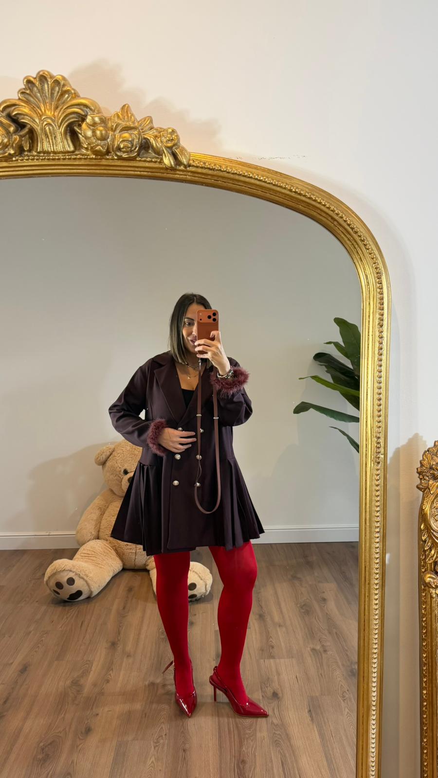 ABITO CON PIUME 15887 NEW