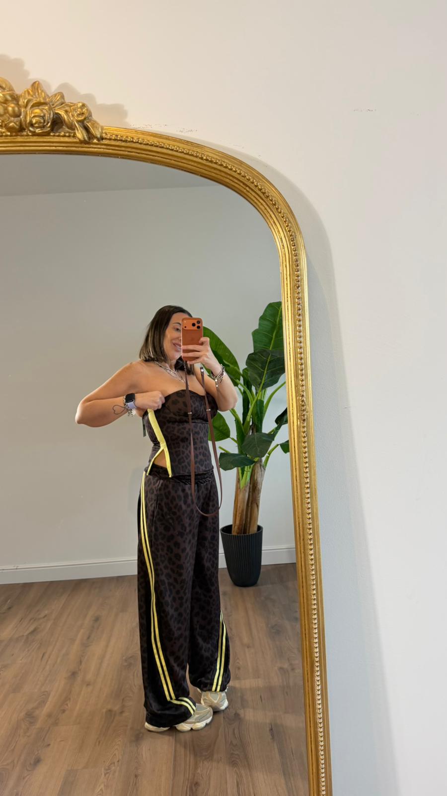 PANTALONE LEOPARDATO 7625 NEW