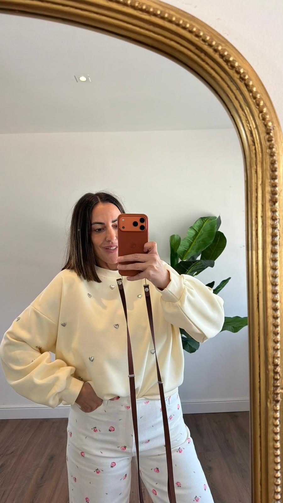 FELPA A CUORI 3356 NEW