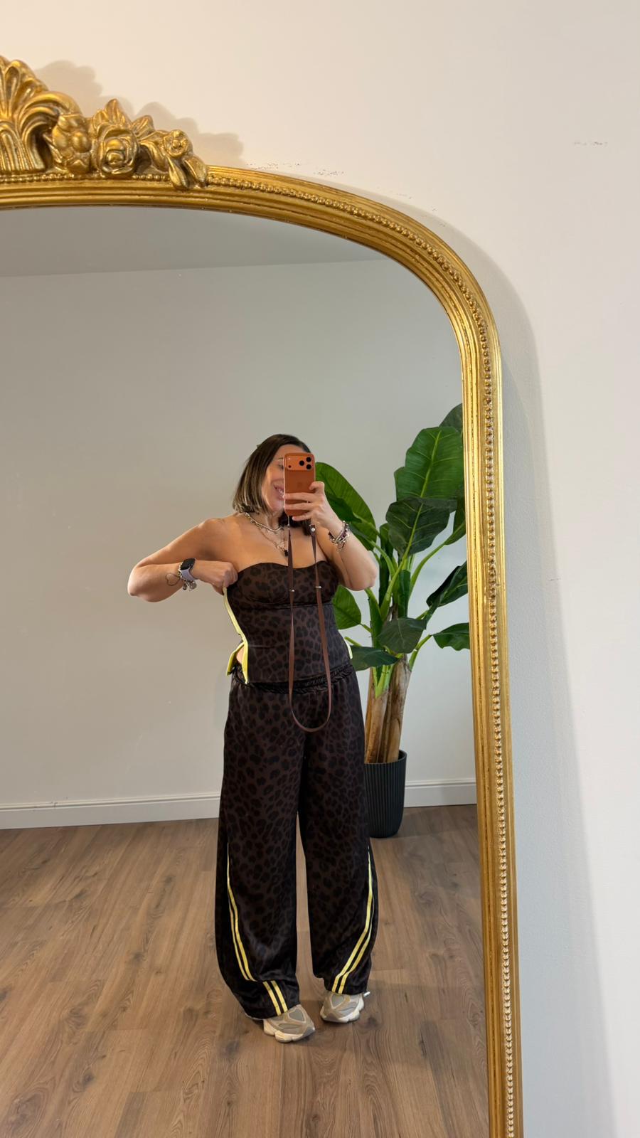 PANTALONE LEOPARDATO 7625 NEW