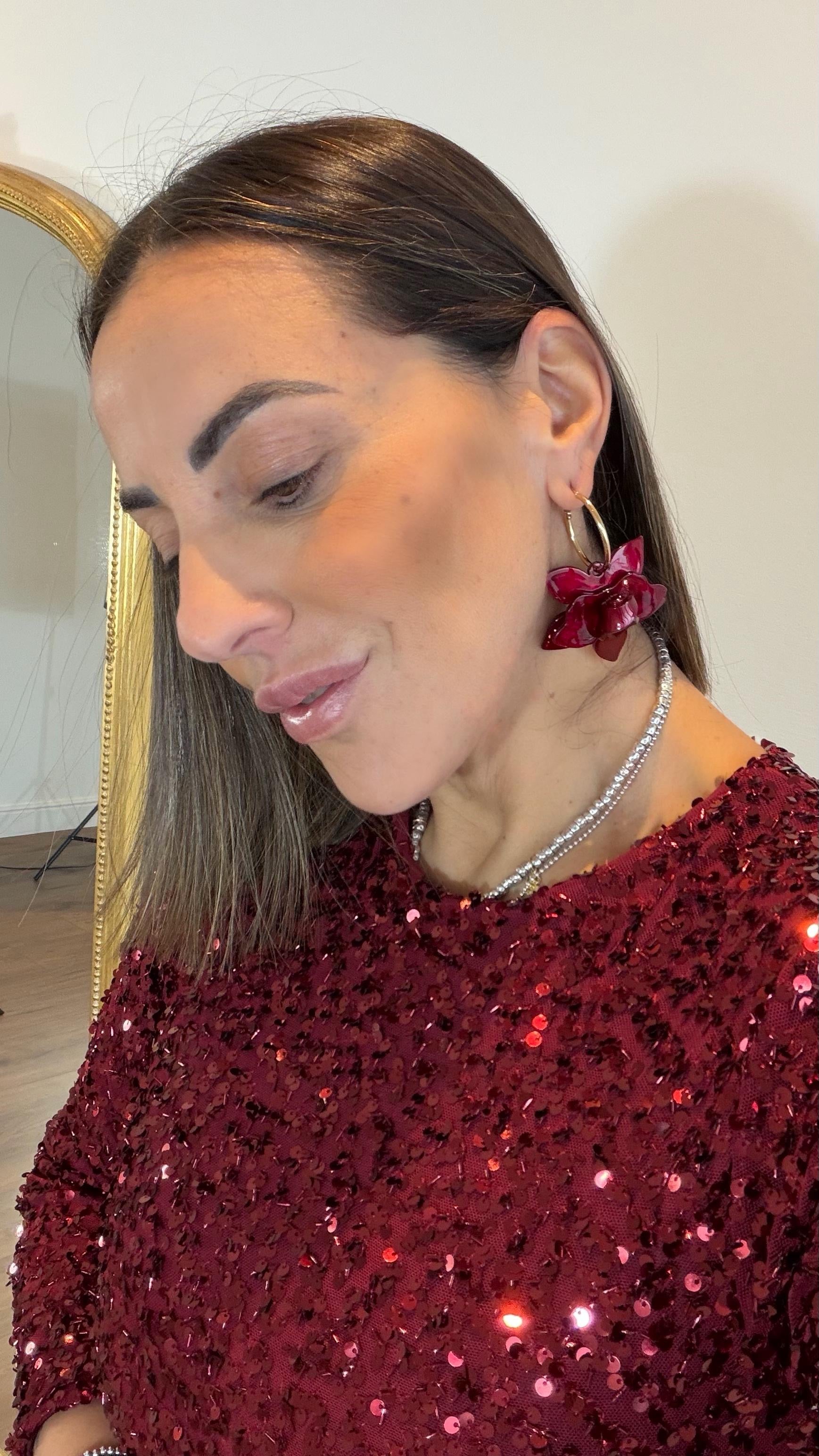 ORECCHINI FIORE COLORS NEW