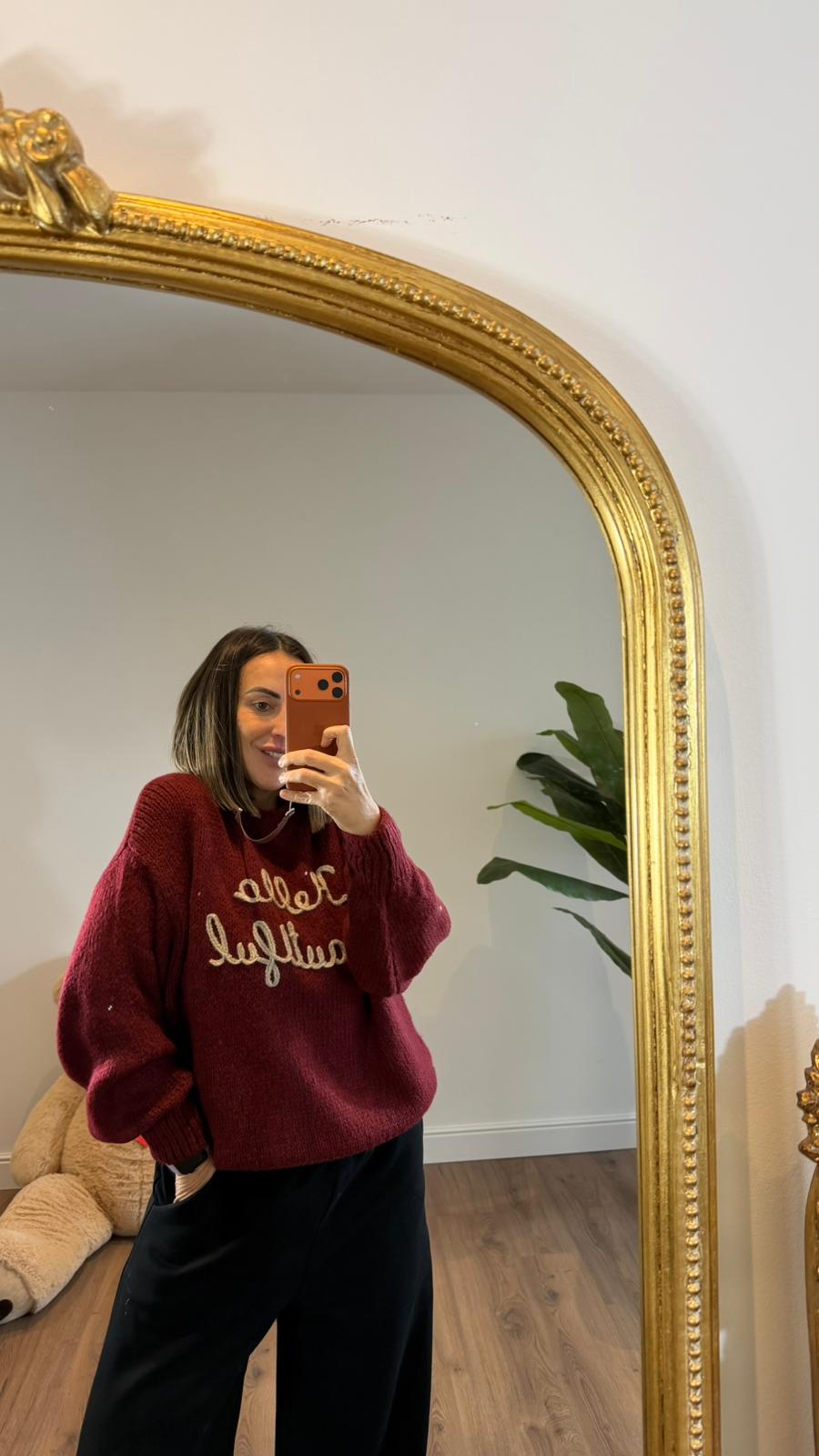 MAGLIONE SCRITTA 23035 NEW