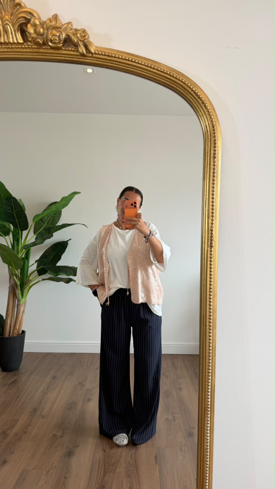 PANTALONE GESSATO BLU 26175 NEW