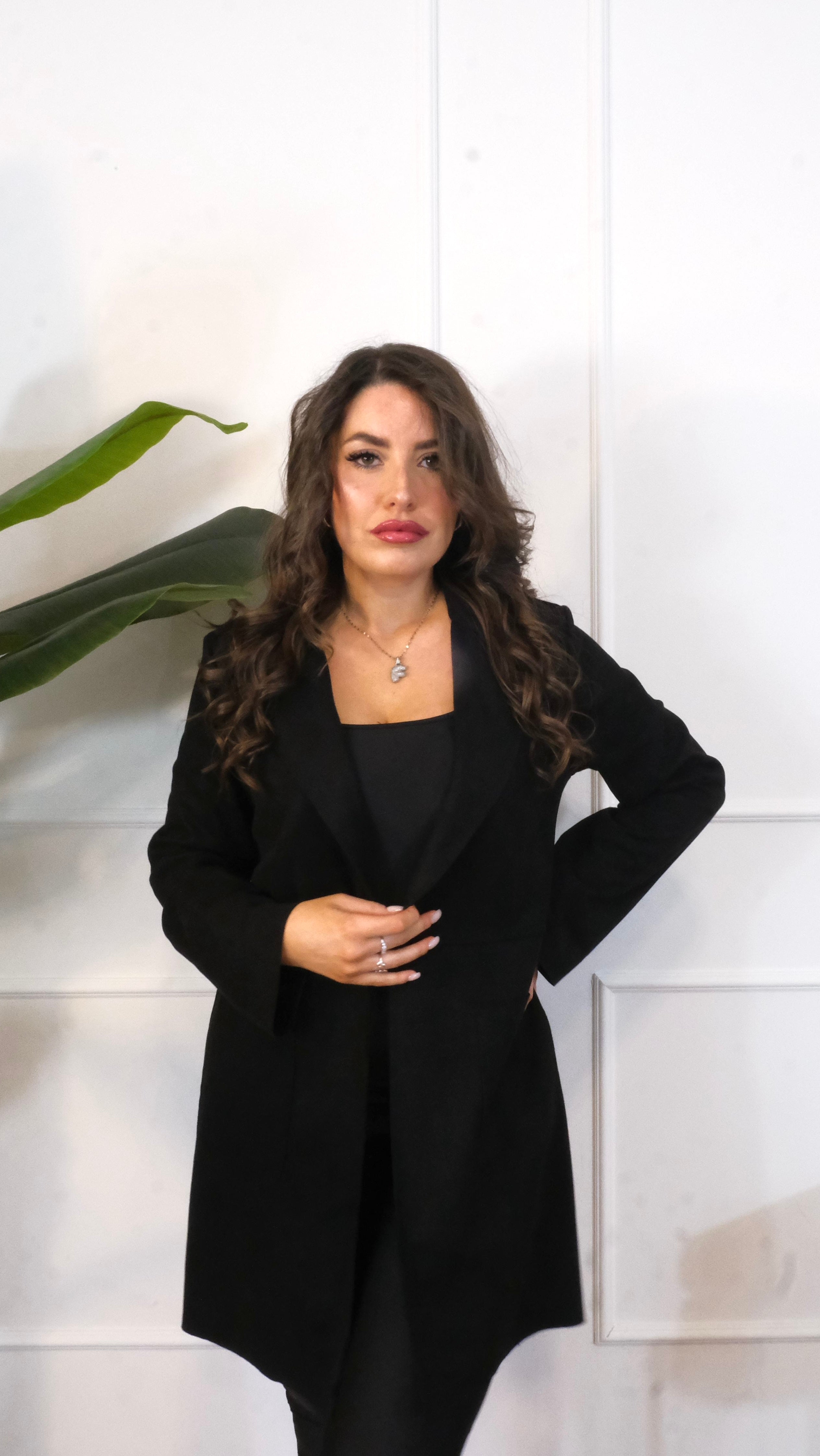 GIACCA SCAMOSCIATA NERA E7922 NEW