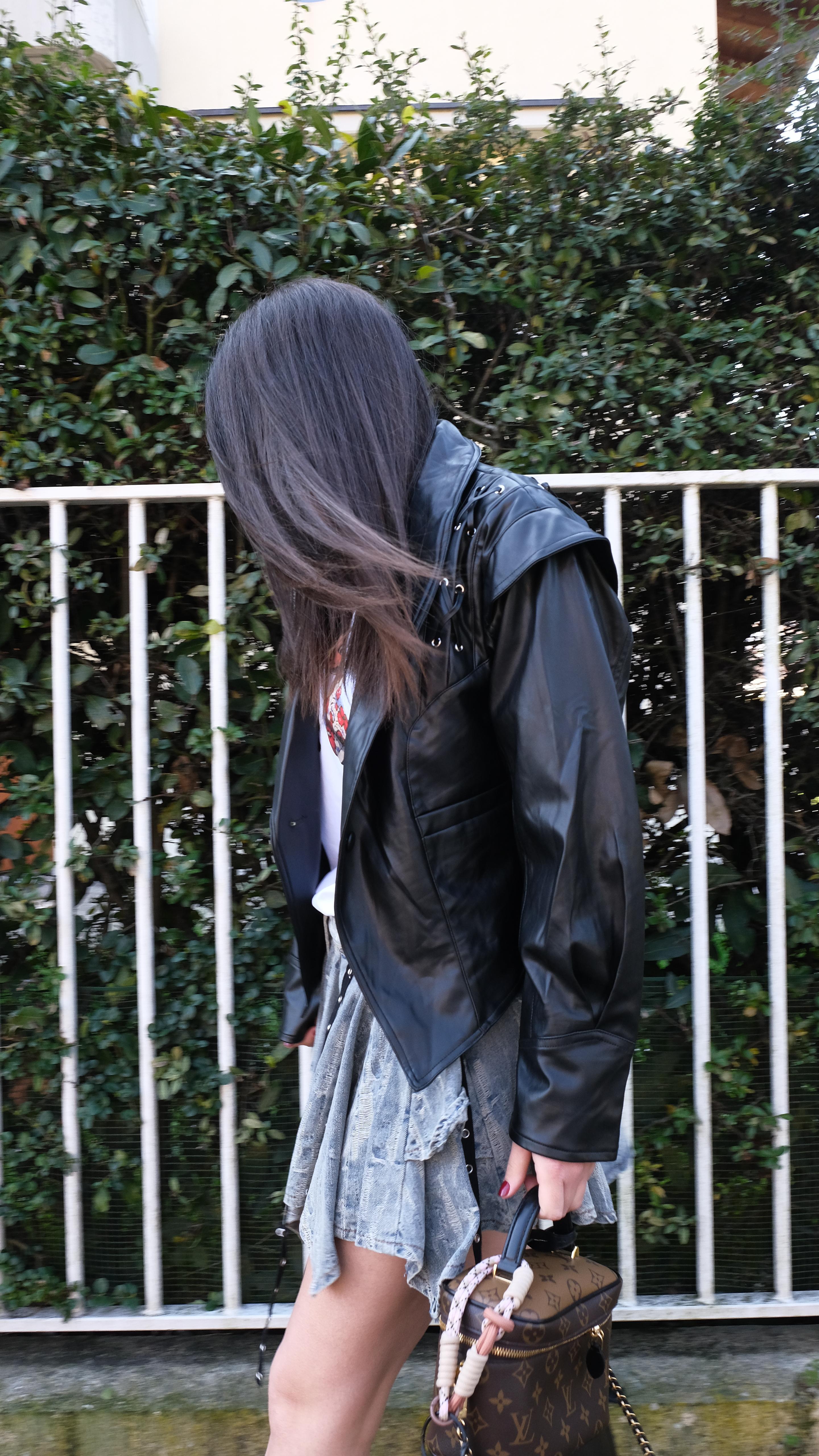 GIACCA IN ECOPELLE INTRECCIATA 8755 NEW