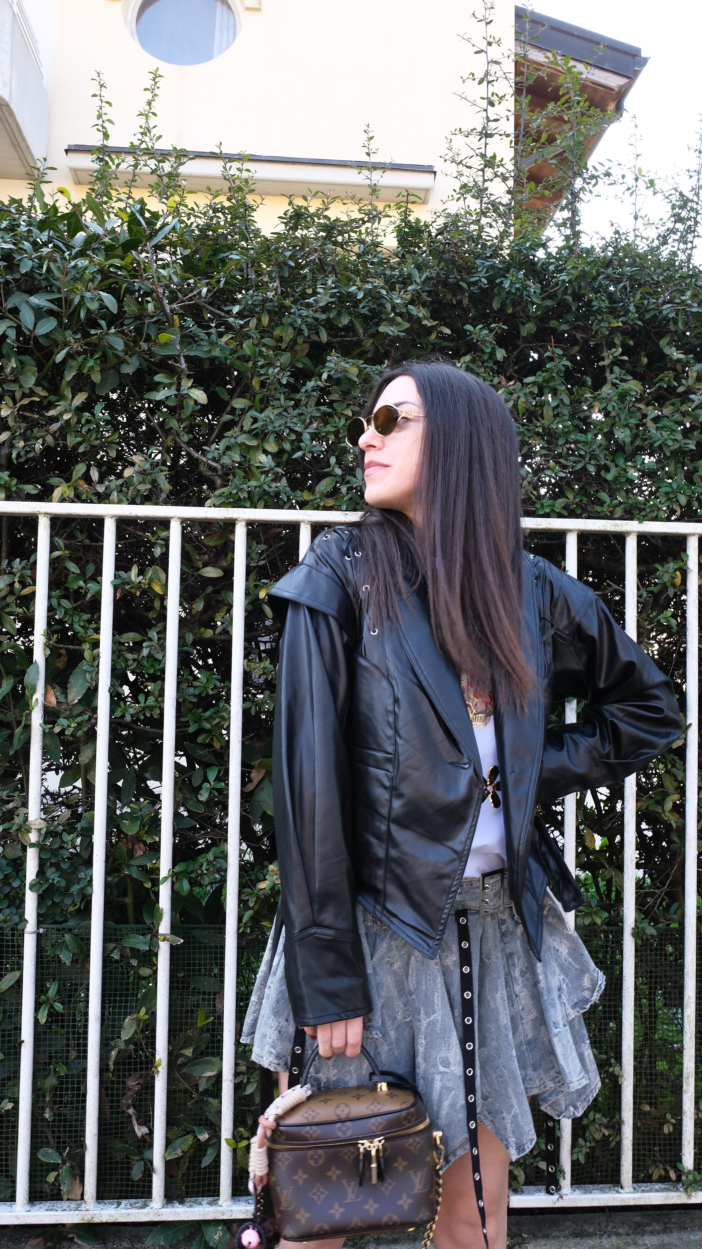 GIACCA IN ECOPELLE INTRECCIATA 8755 NEW