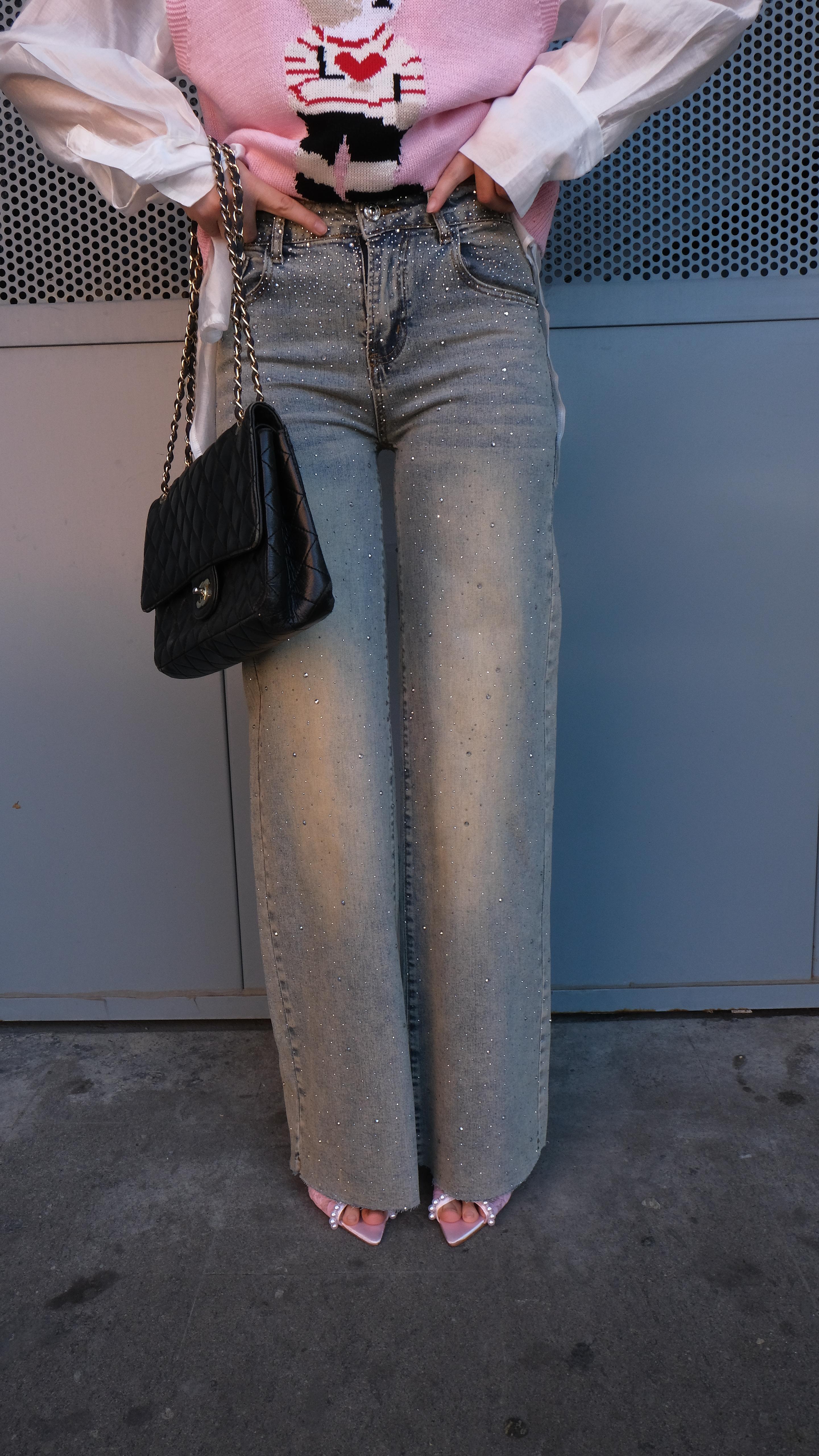 JEANS GLITTER 21106 NEW