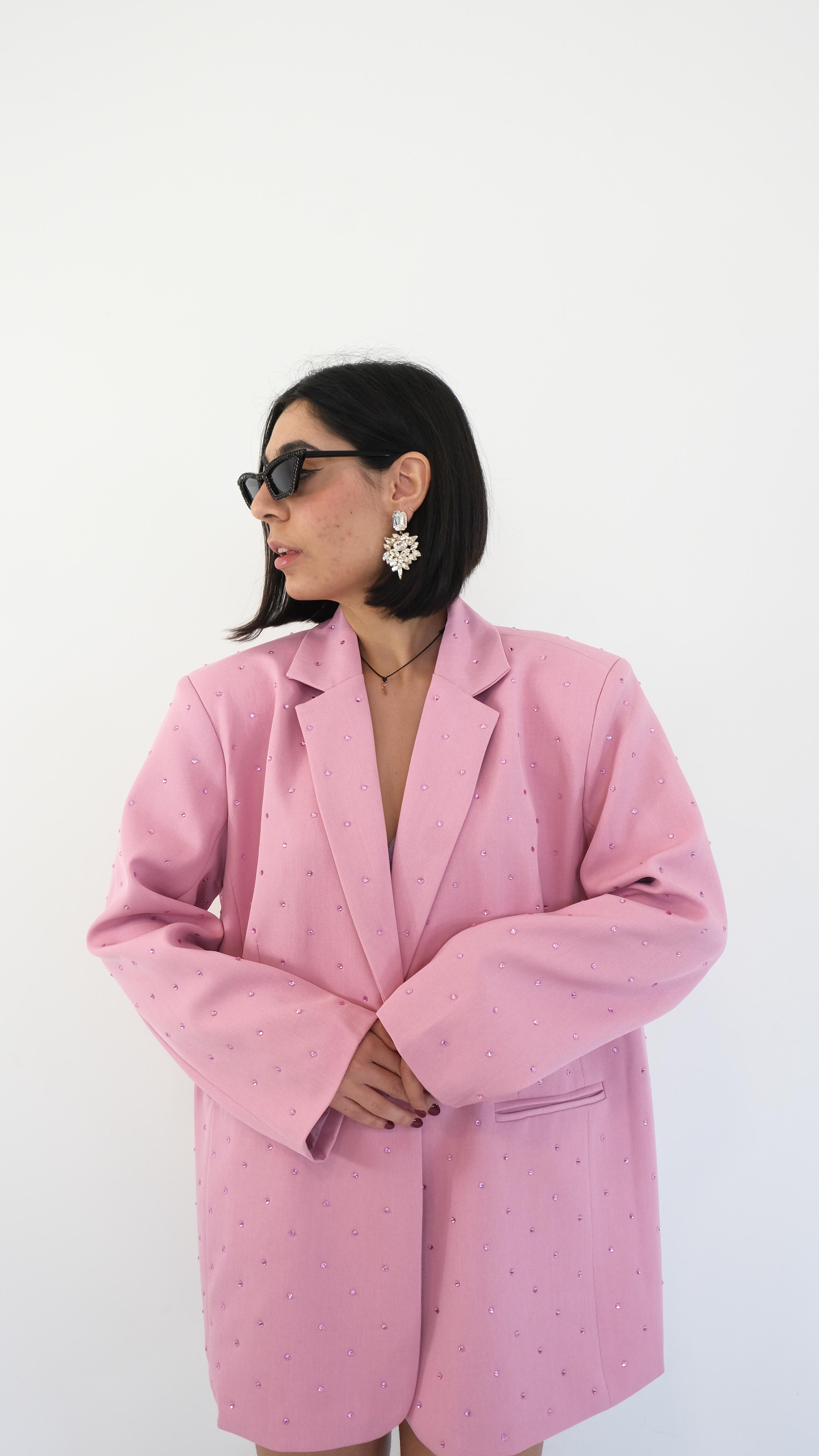 BLAZER GLITTER ROSA 033 NEW