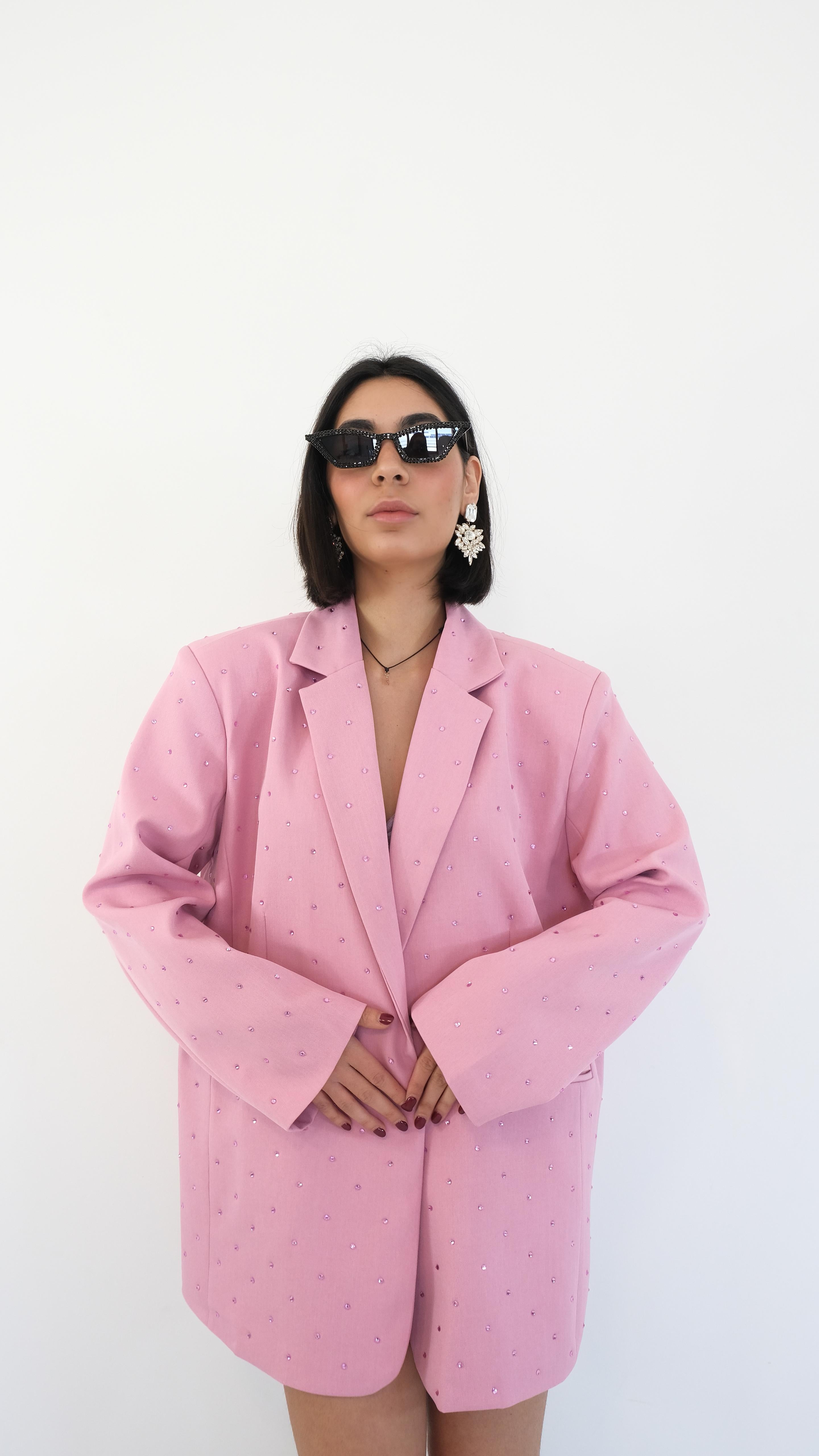 BLAZER GLITTER ROSA 033 NEW