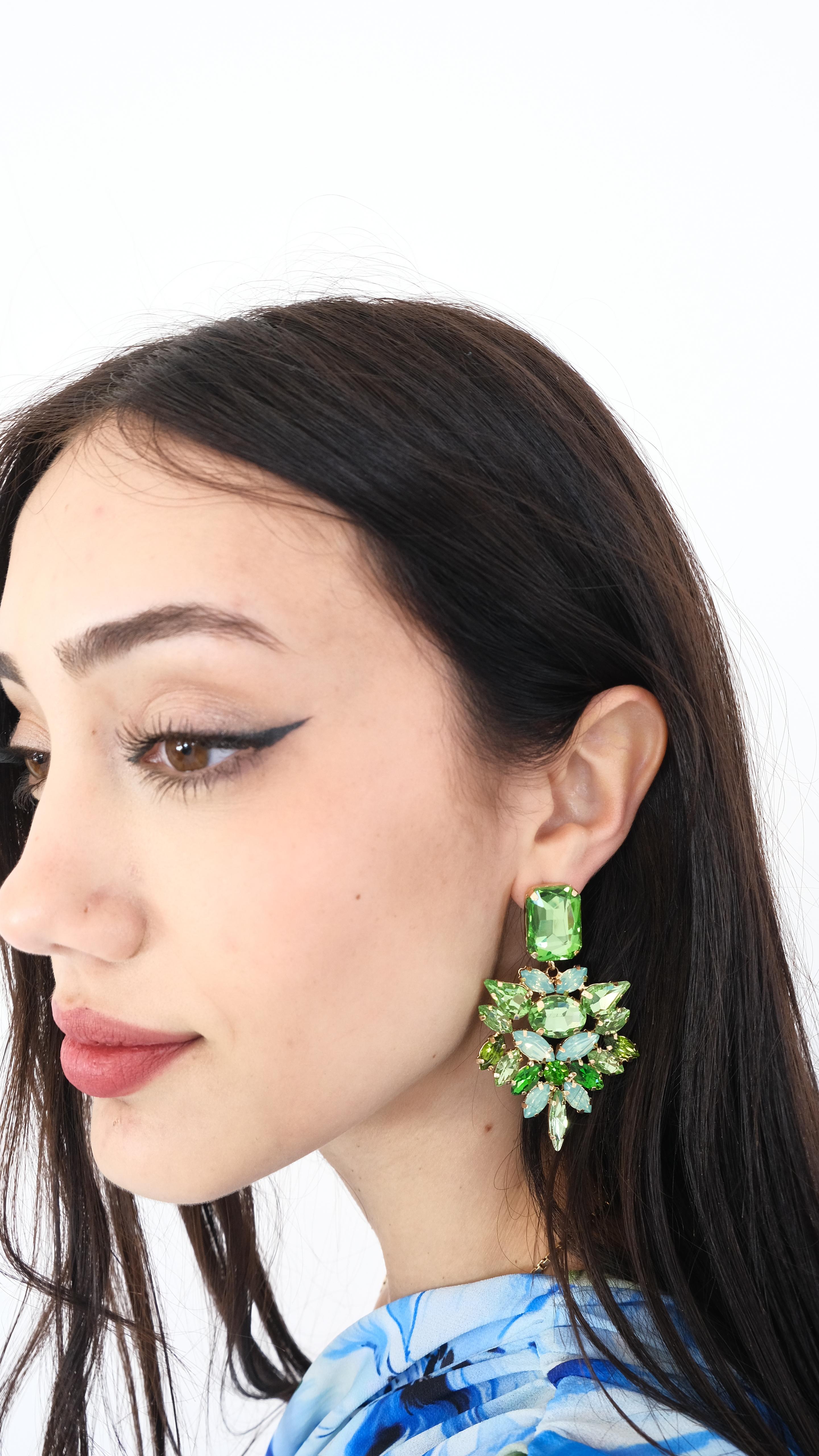 ORECCHINI PENDENTI COLORATI NEW