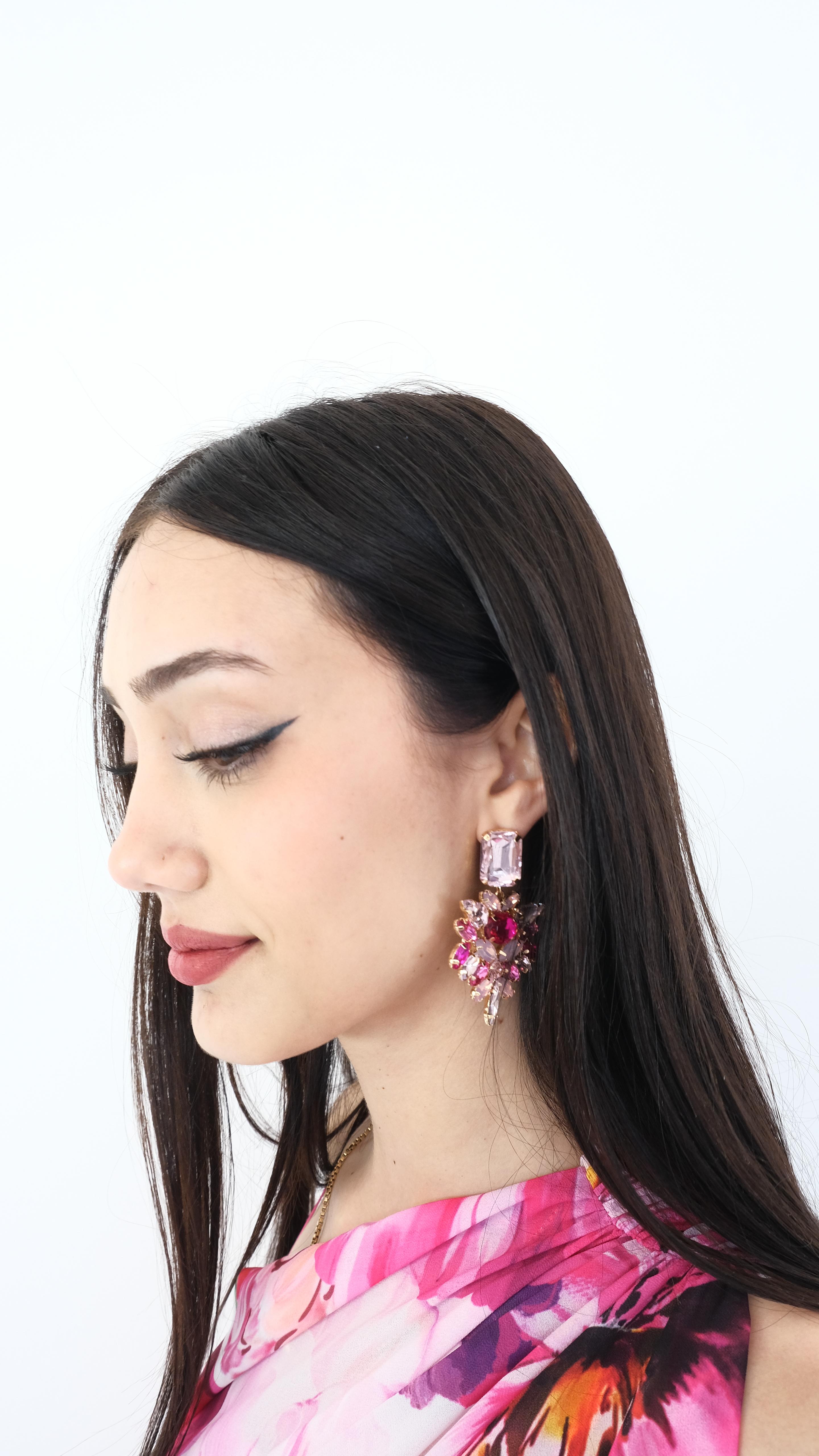 ORECCHINI PENDENTI COLORATI NEW