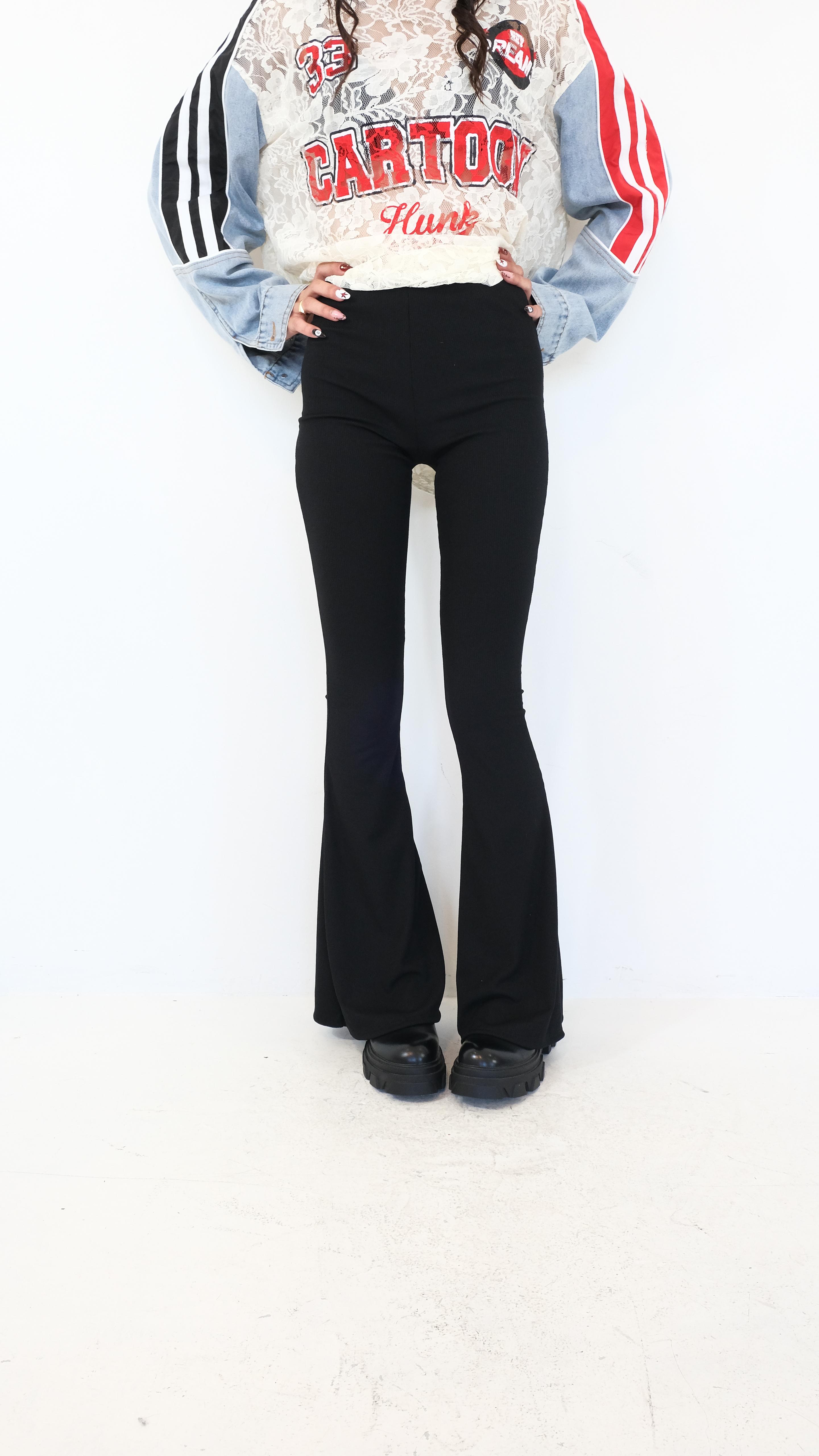 PANTALONE A COSTINE TRE COLORI L22266 NEW