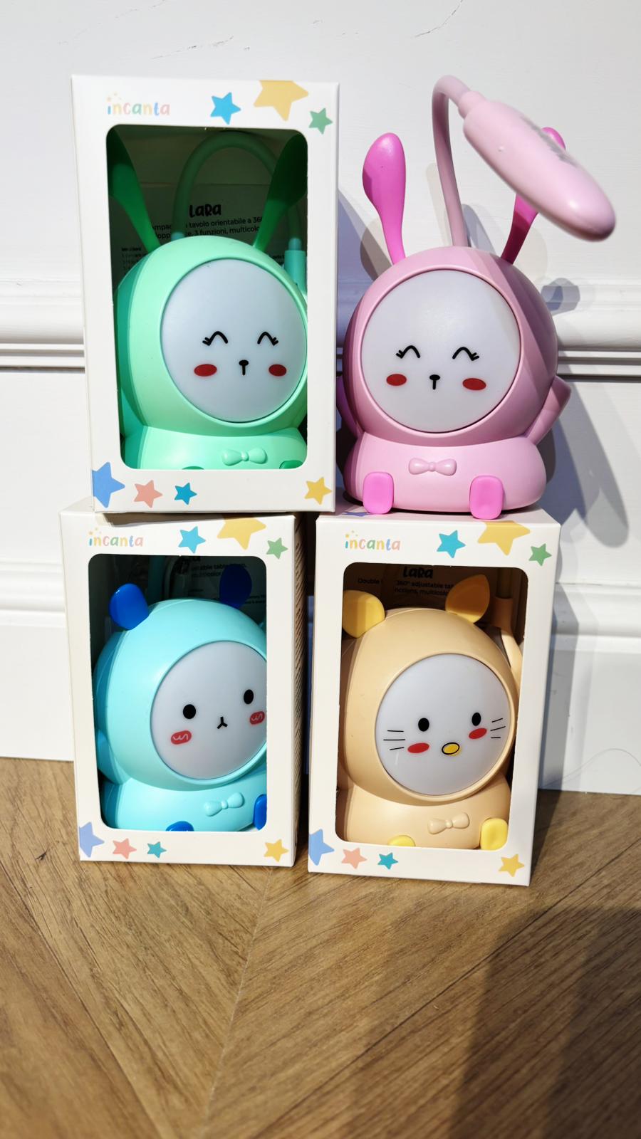 ANIMALI LUCE FACCIA COLORATA NEW