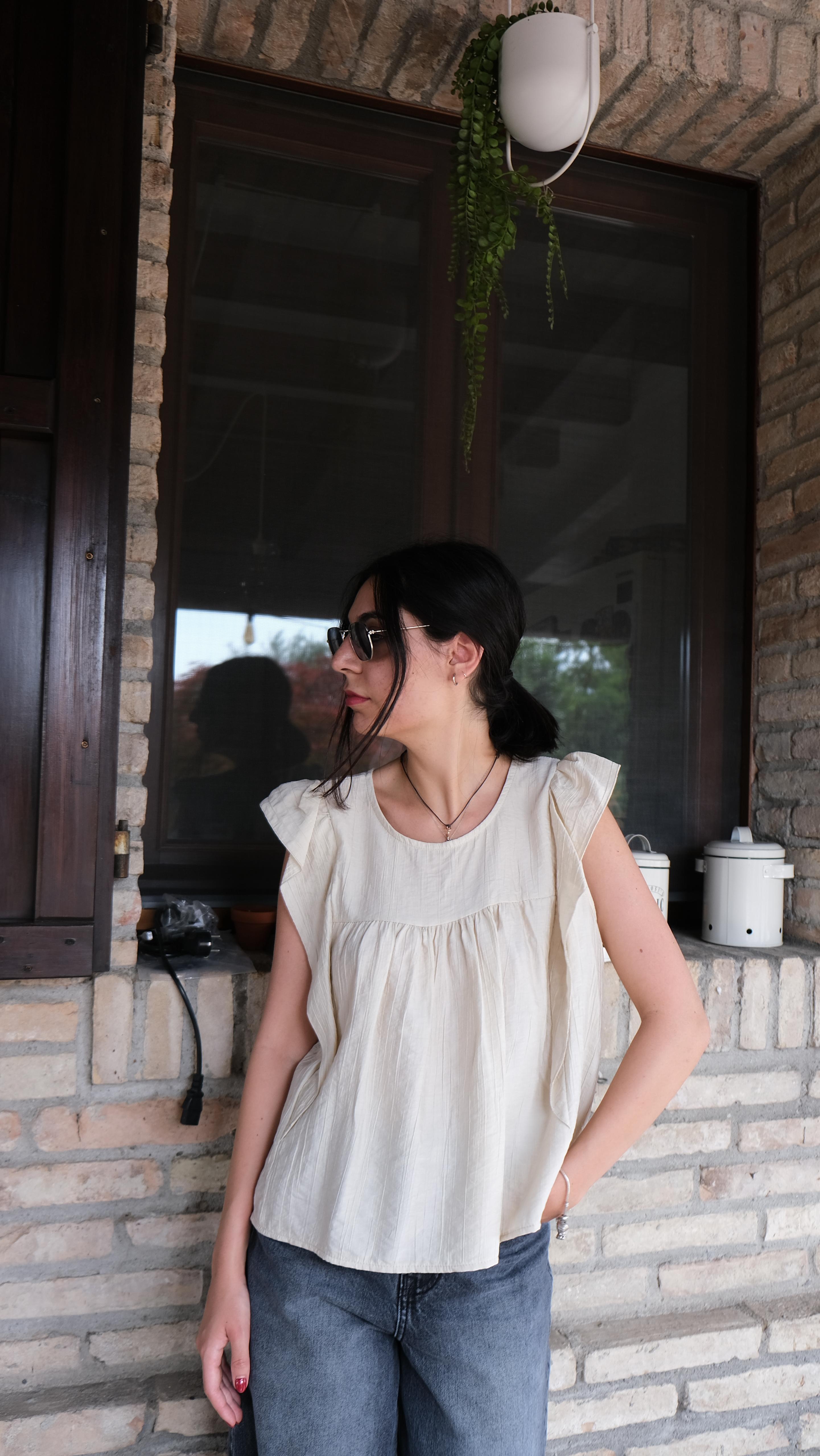 BLUSA BEIGE 25482 NEW