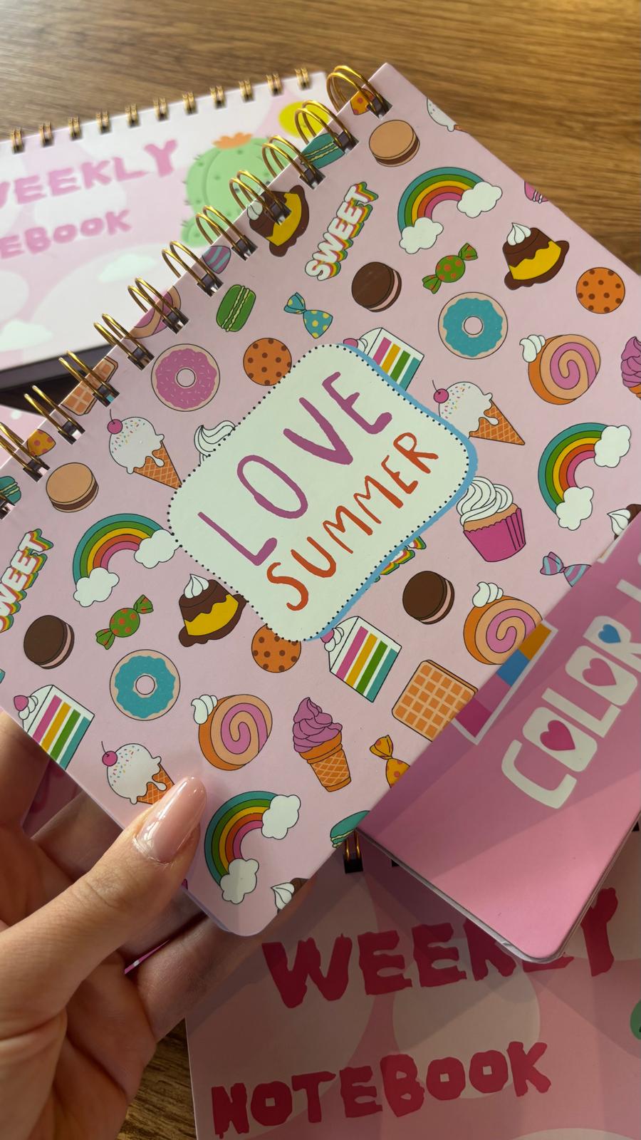 WEEKLY NOTEBOOK INCANTA NEW