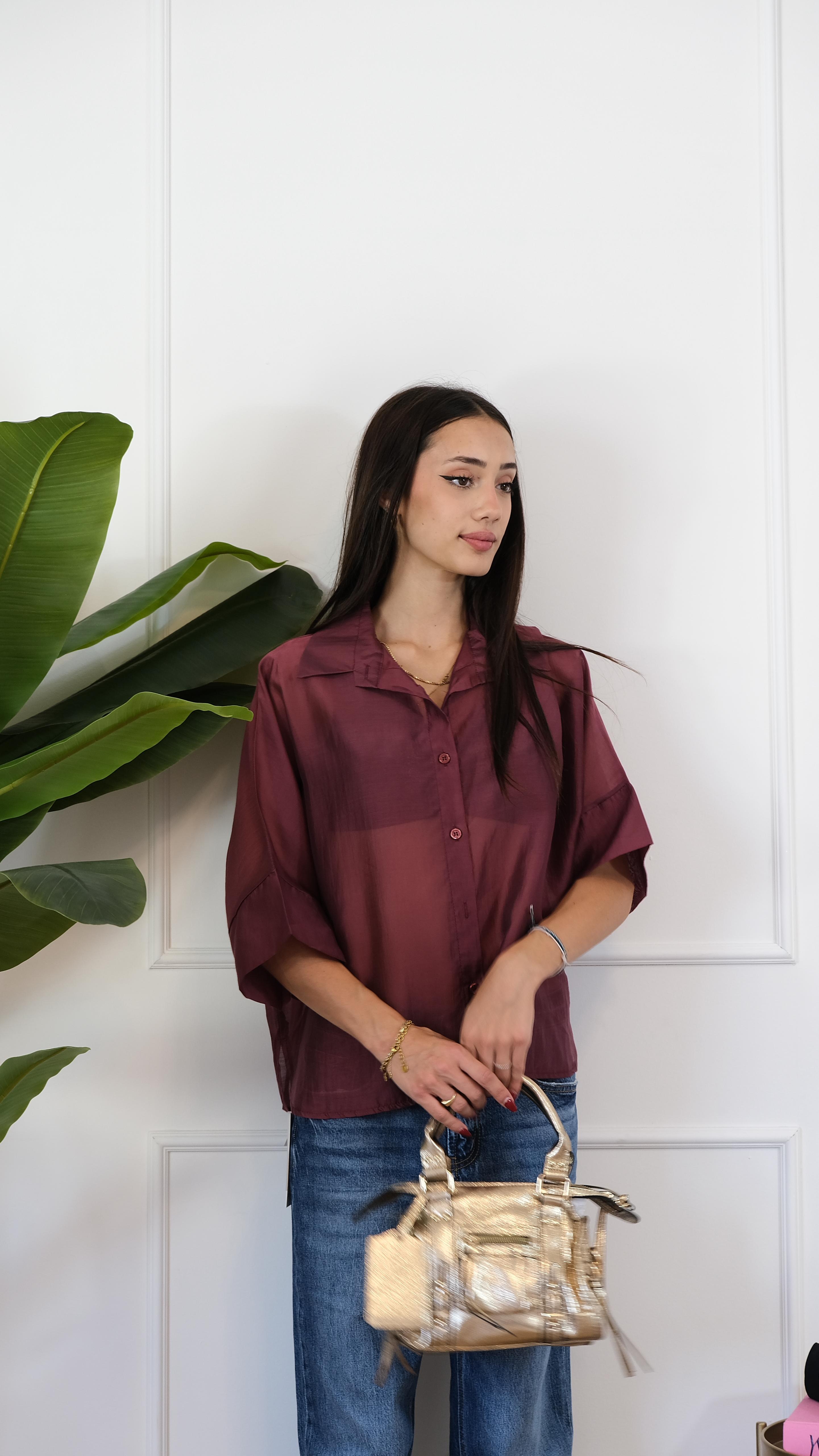 CAMICIA TRASPARENTE 7055 NEW