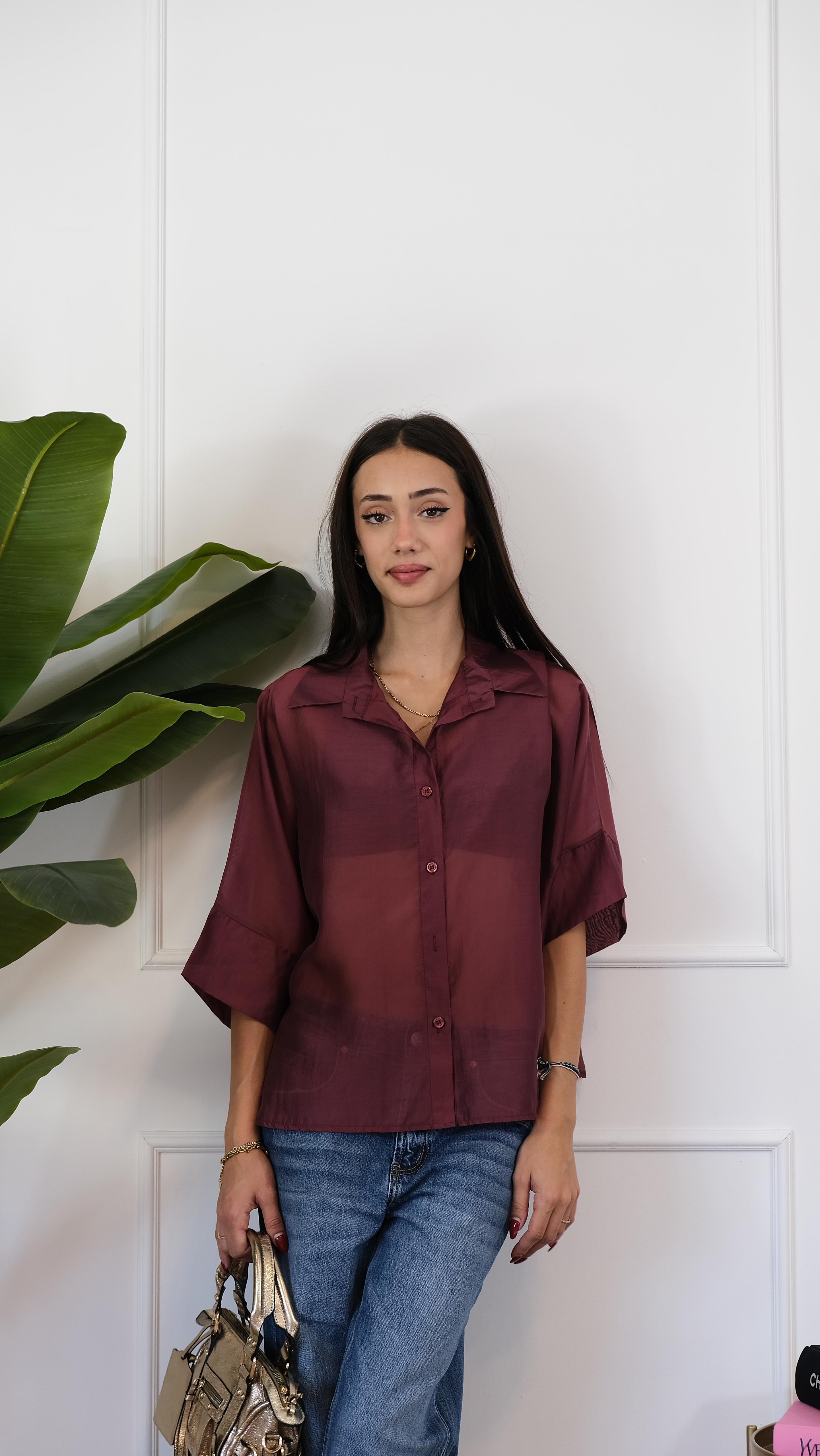 CAMICIA TRASPARENTE 7055 NEW