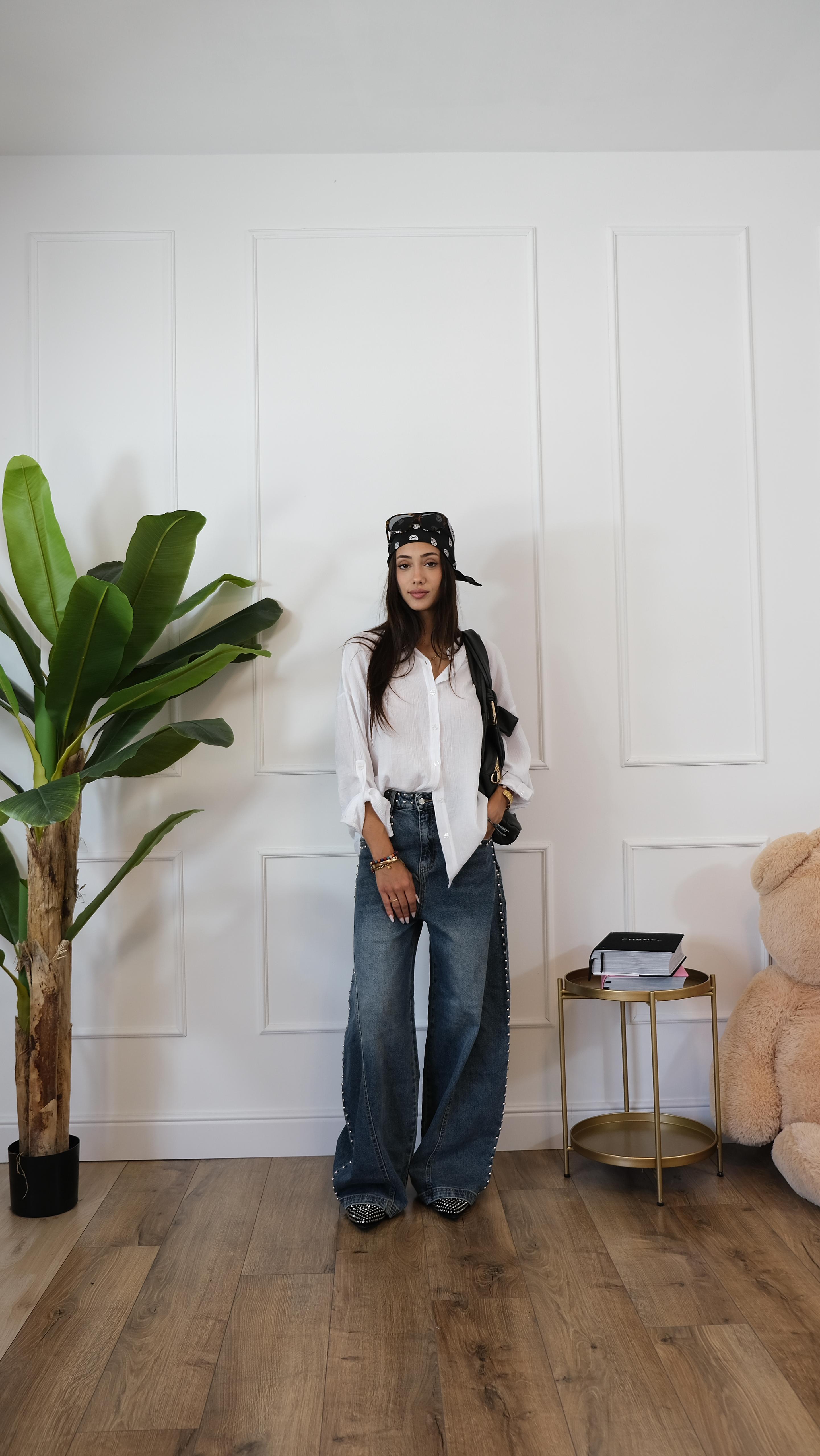 JEANS BAGGY BORCHIE V1157 NEW