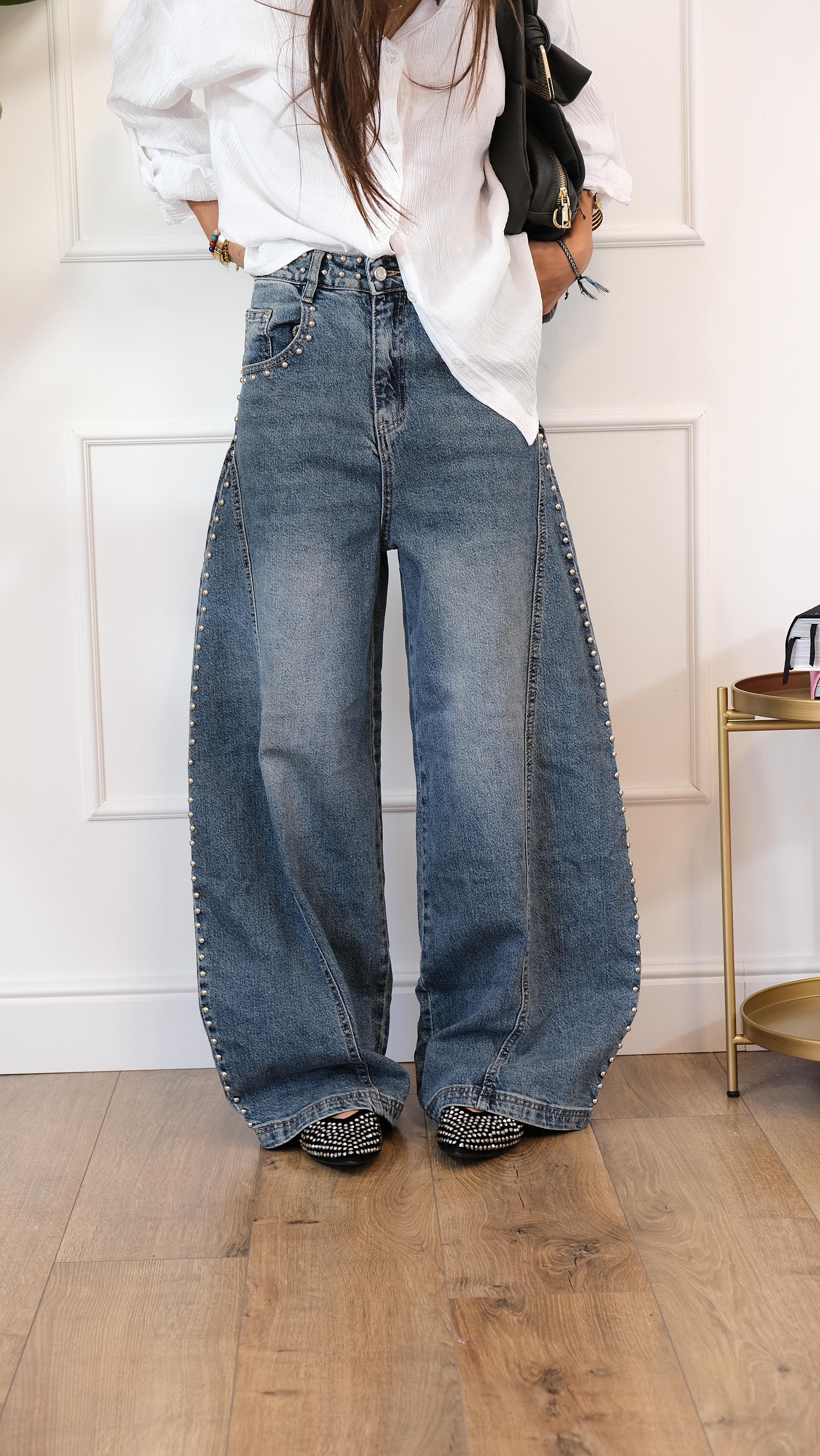 JEANS BAGGY BORCHIE V1157 NEW