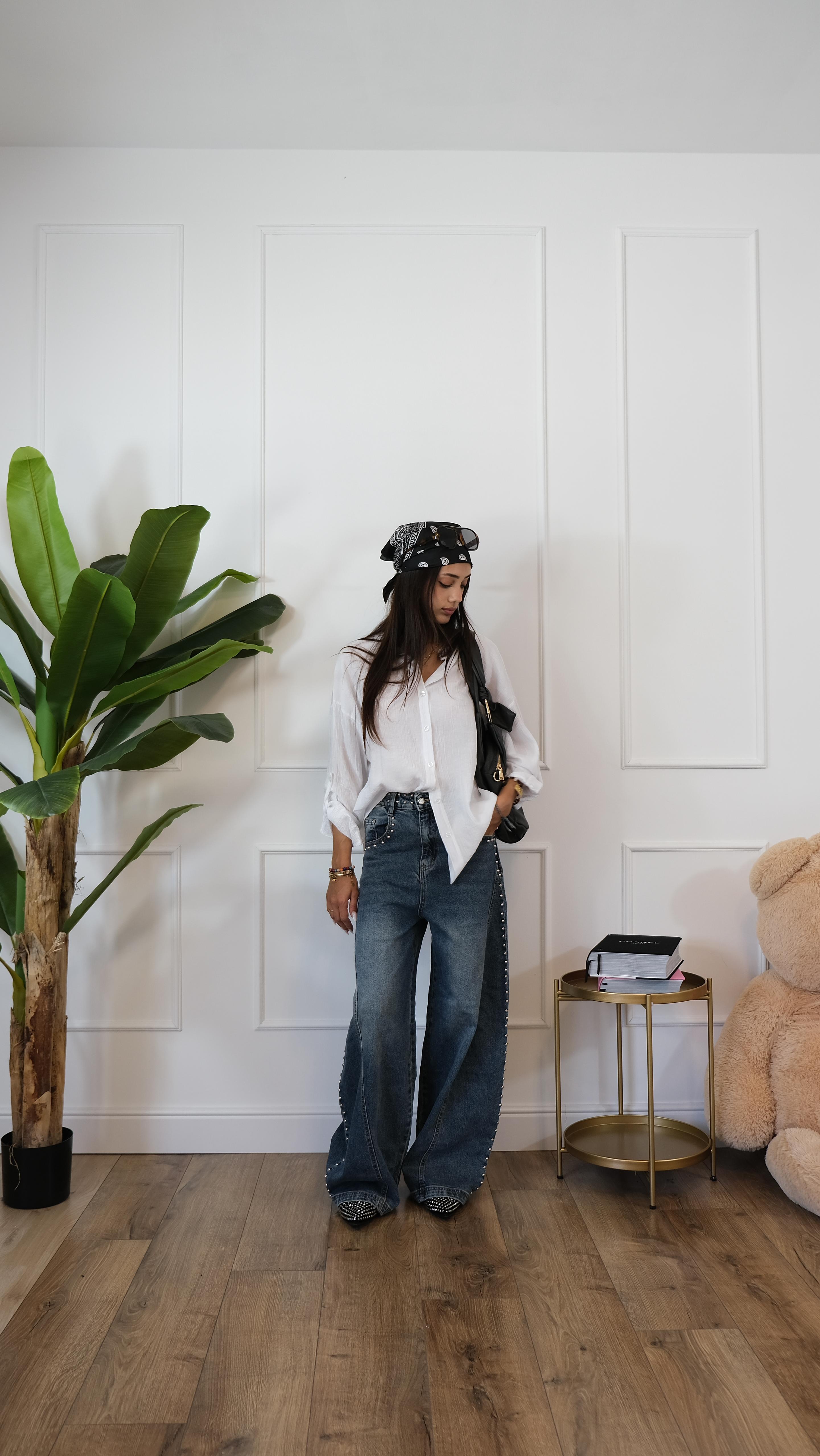 JEANS BAGGY BORCHIE V1157 NEW