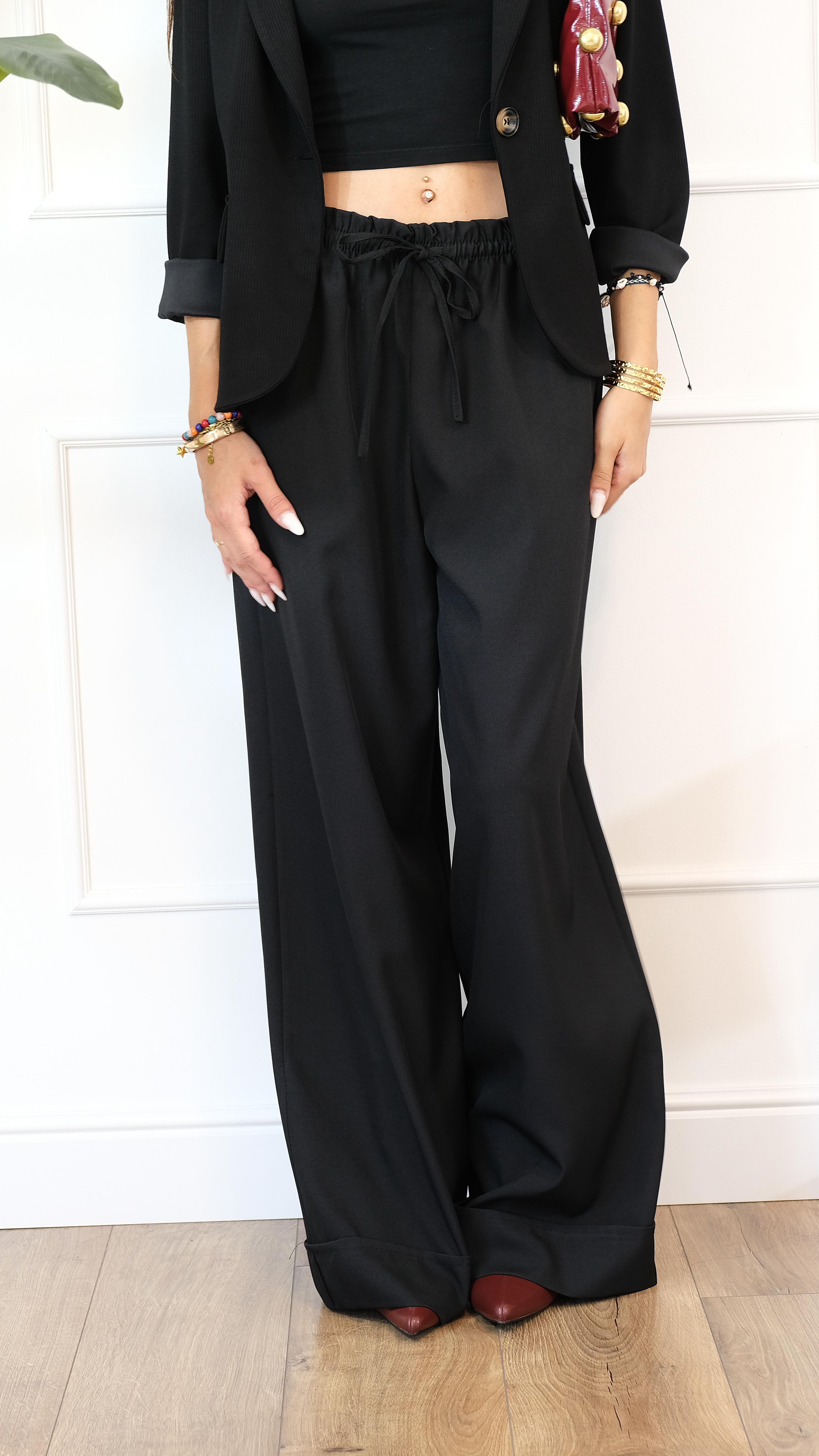 PANTALONE NERO 55118 NEW