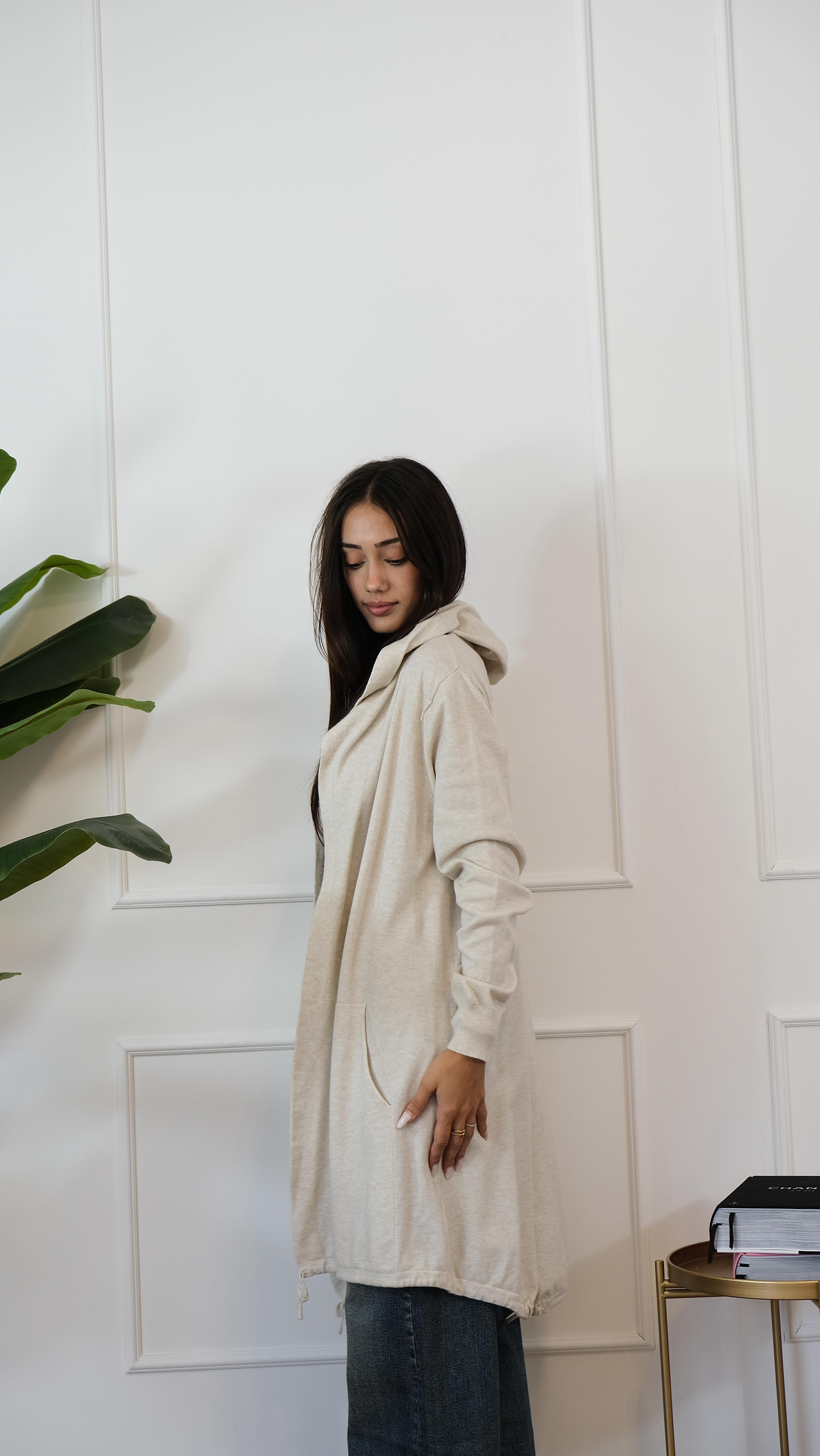 CARDIGAN CON CAPPUCCIO 2555 NEW