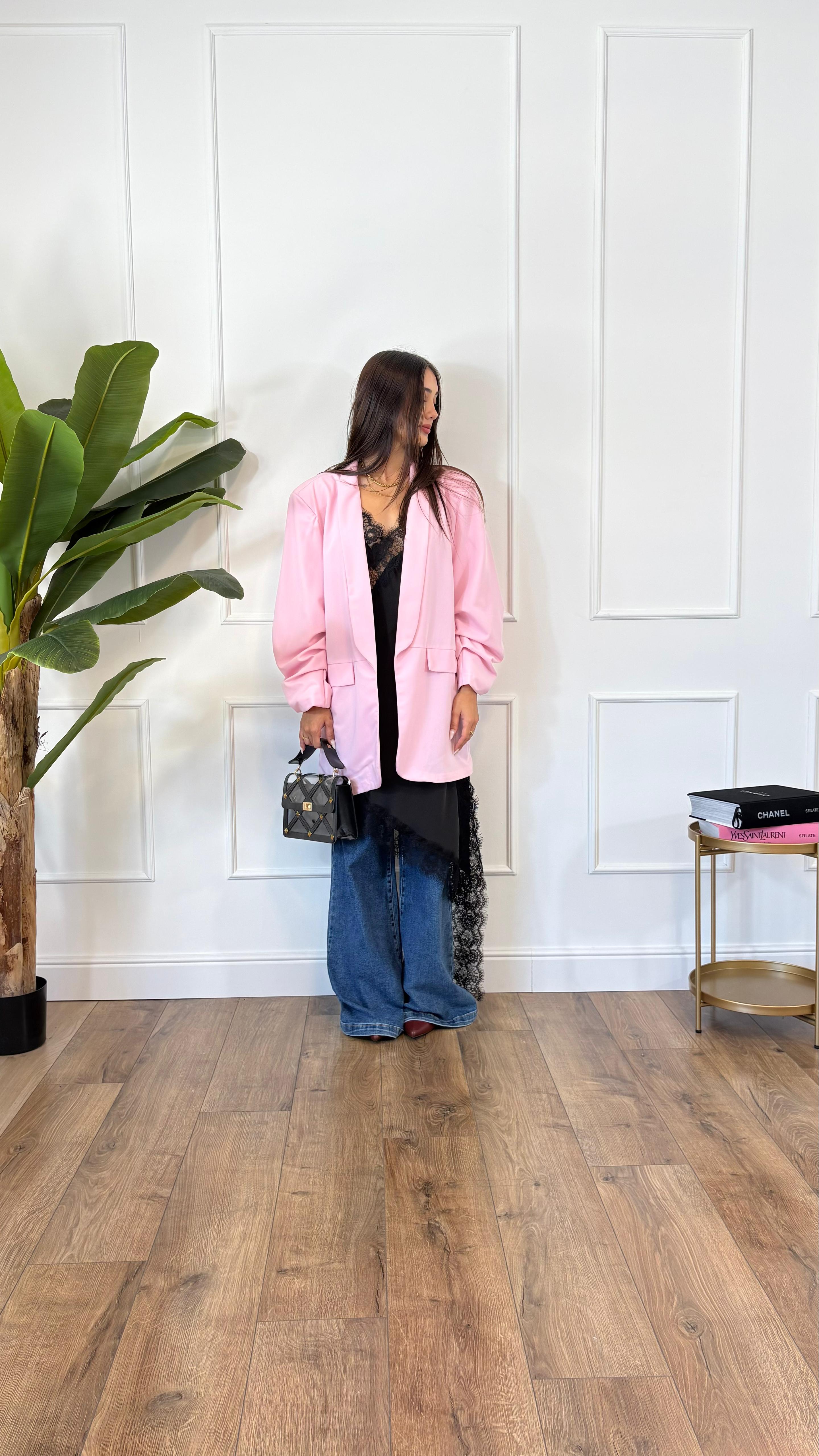 BLAZER OVER ROSA 30717 NEW