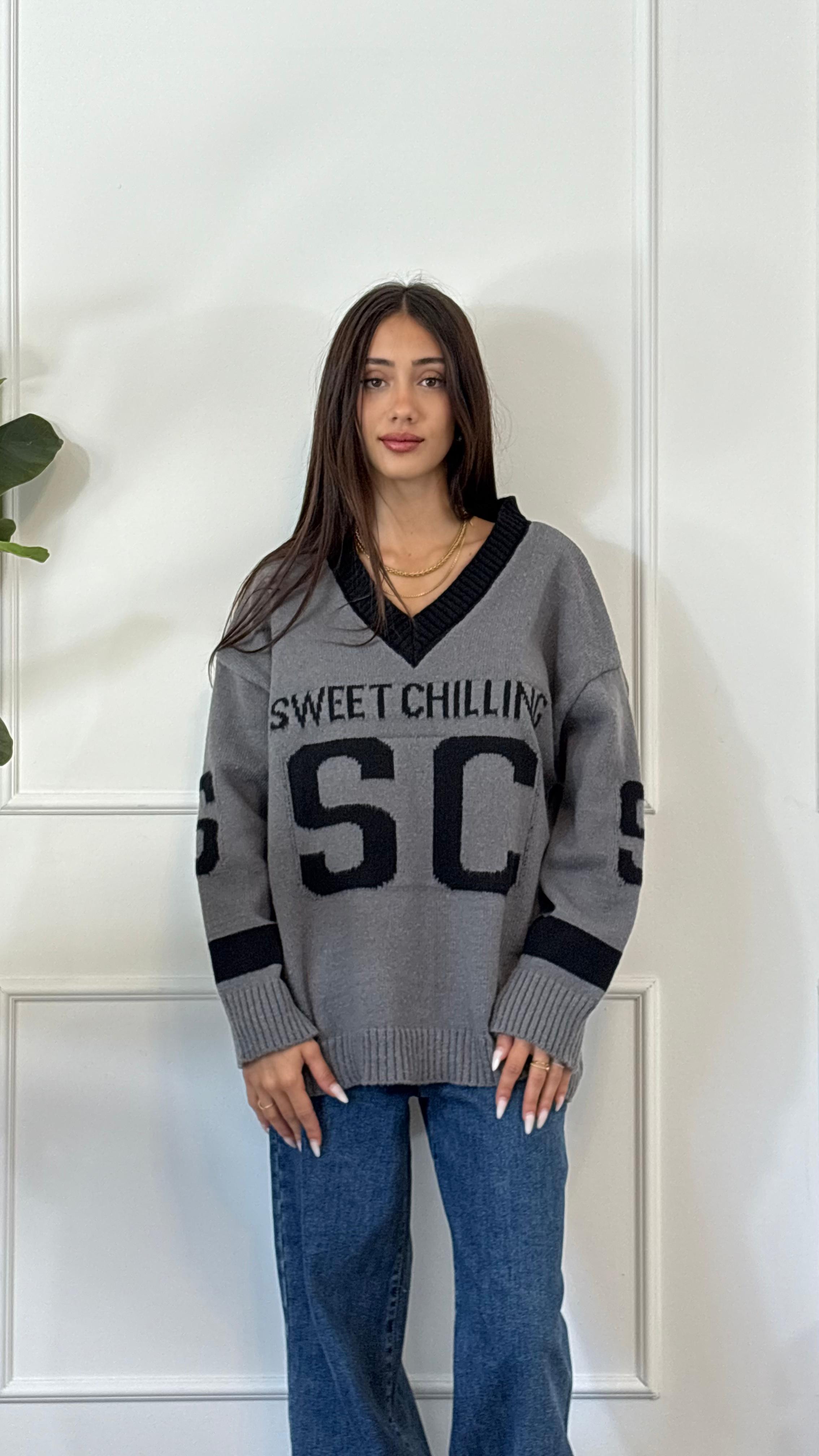 MAGLIONE GRIGIO 24493 NEW