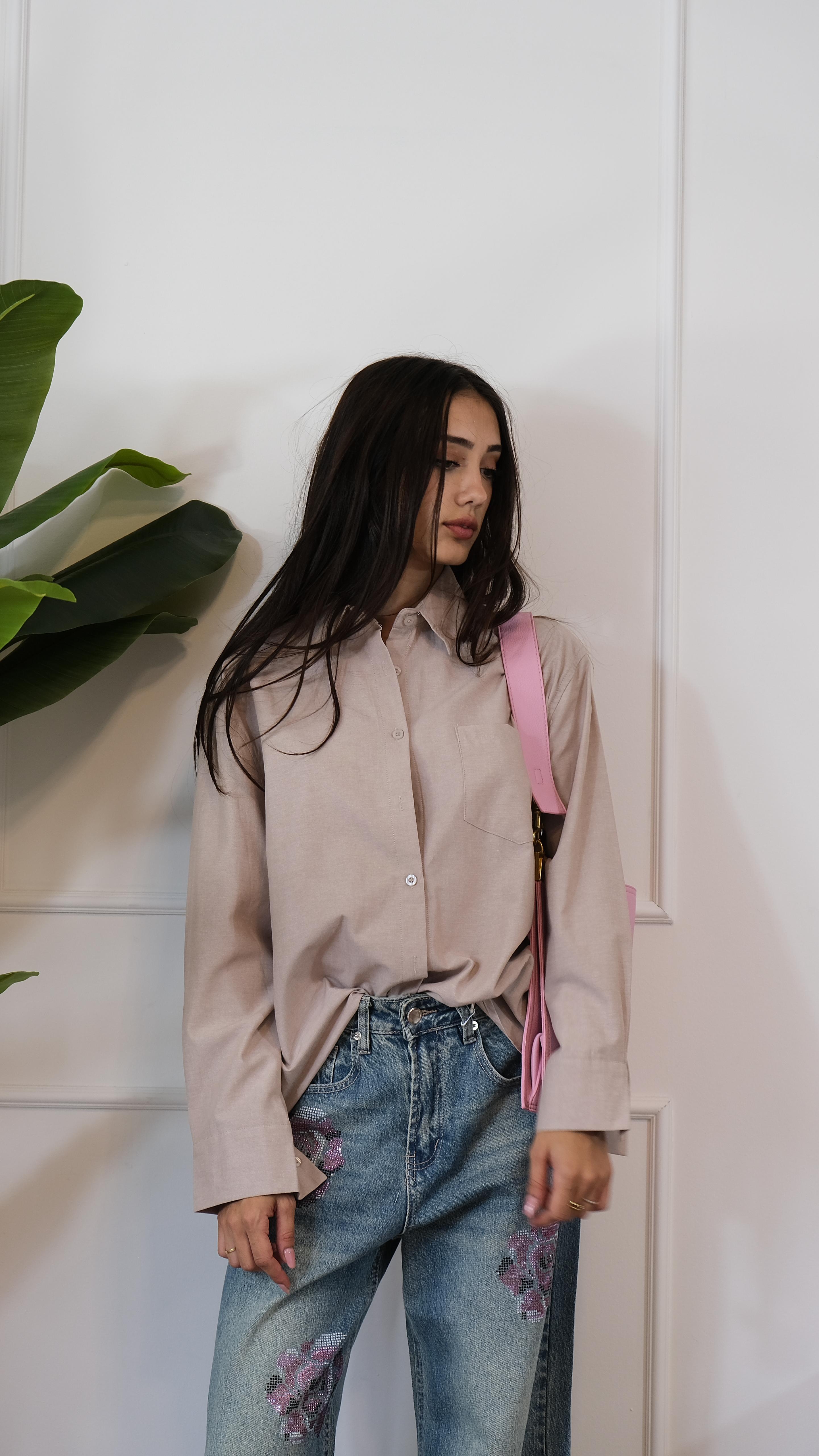 CAMICIA BEIGE 17117 NEW