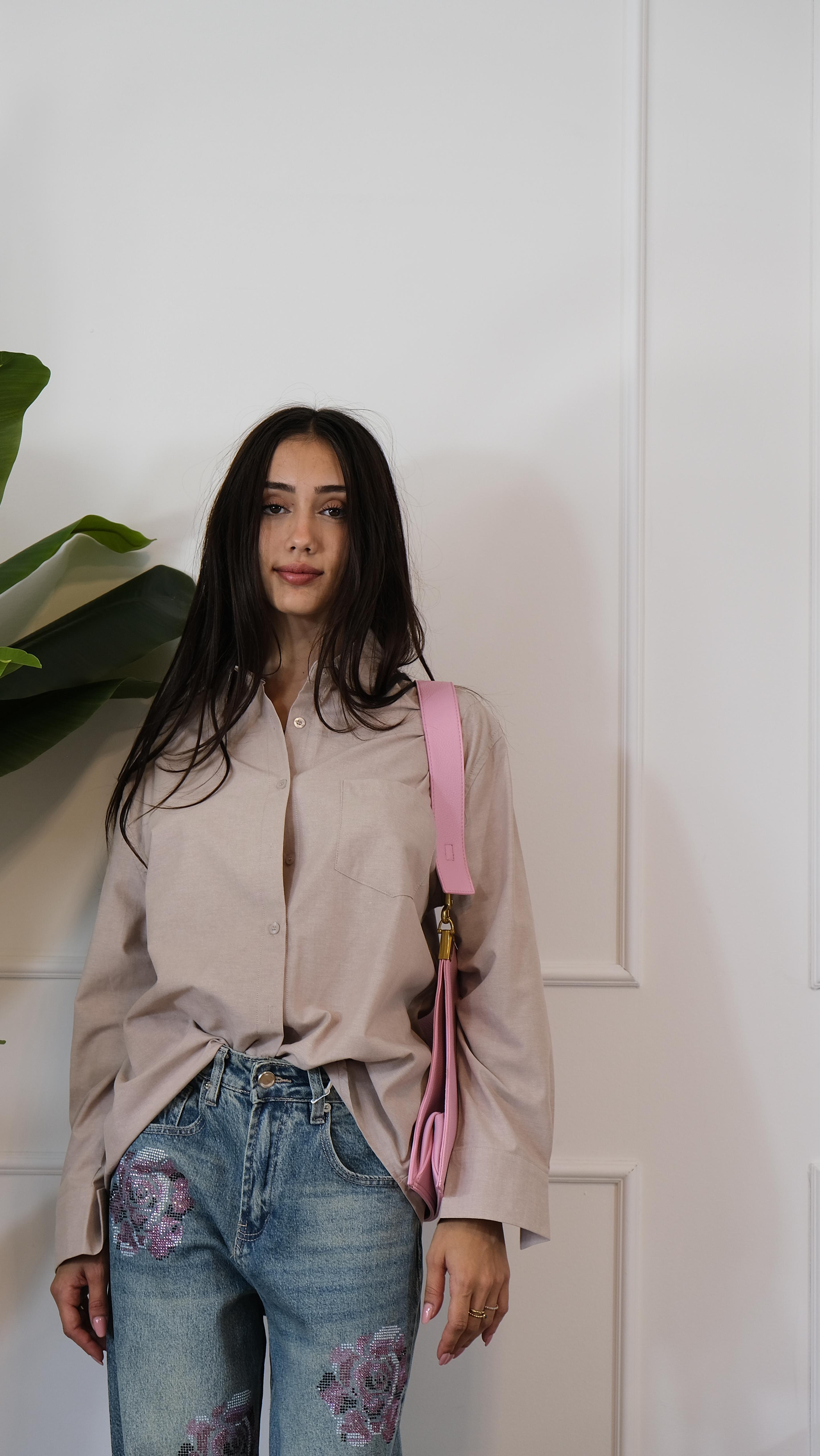 CAMICIA BEIGE 17117 NEW