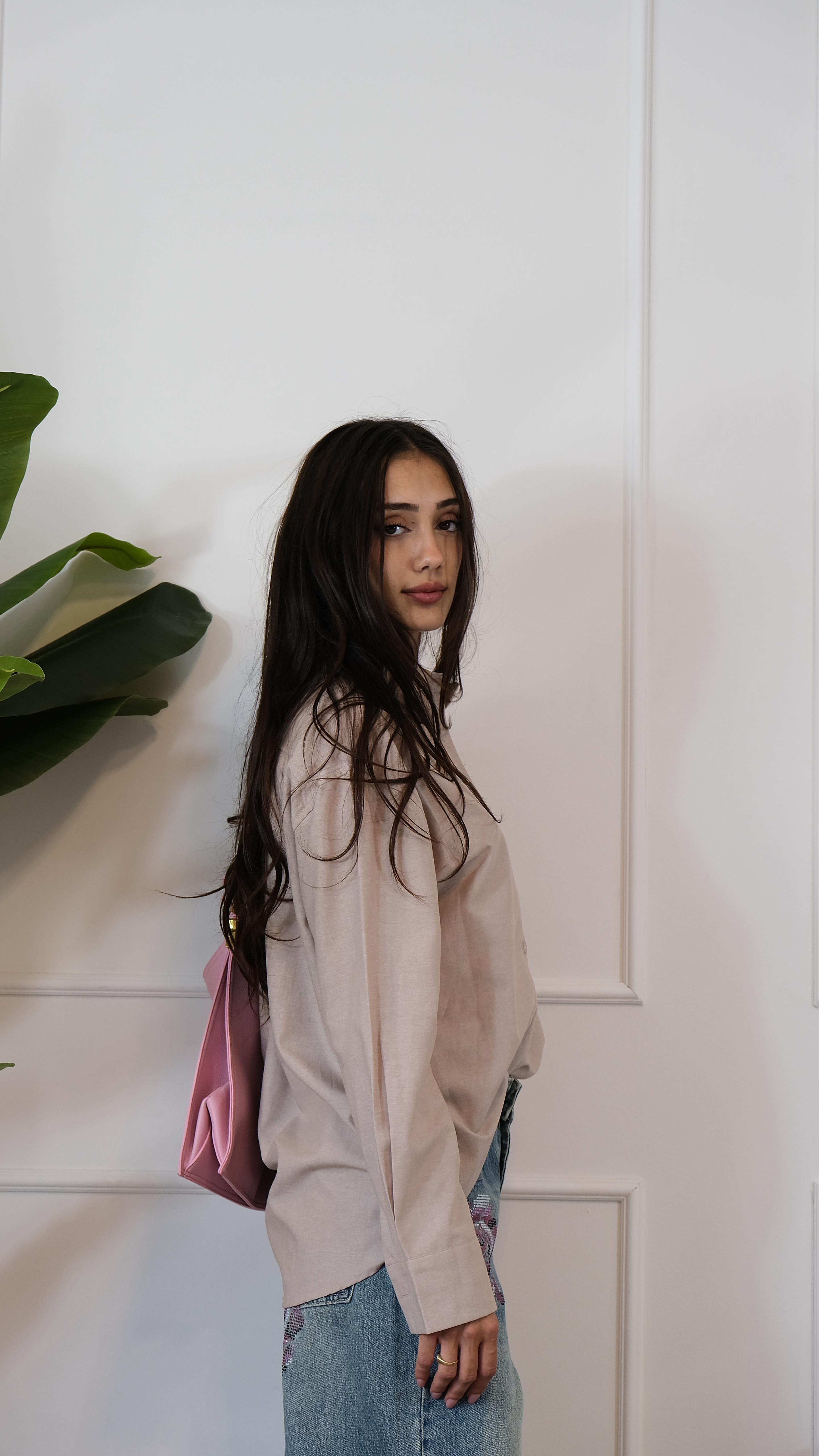 CAMICIA BEIGE 17117 NEW