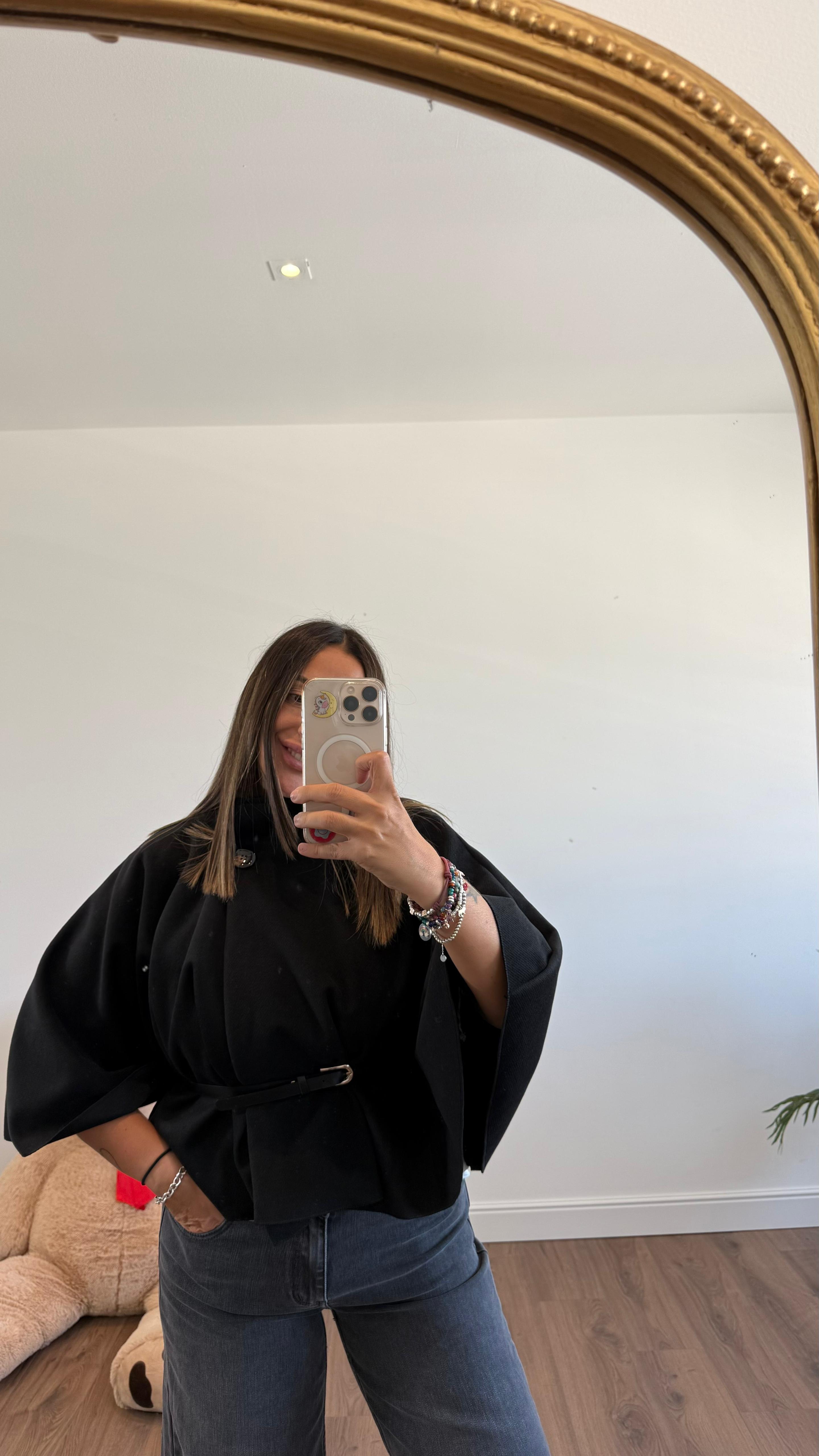 MANTELLA CON CINTURA 99658 NEW