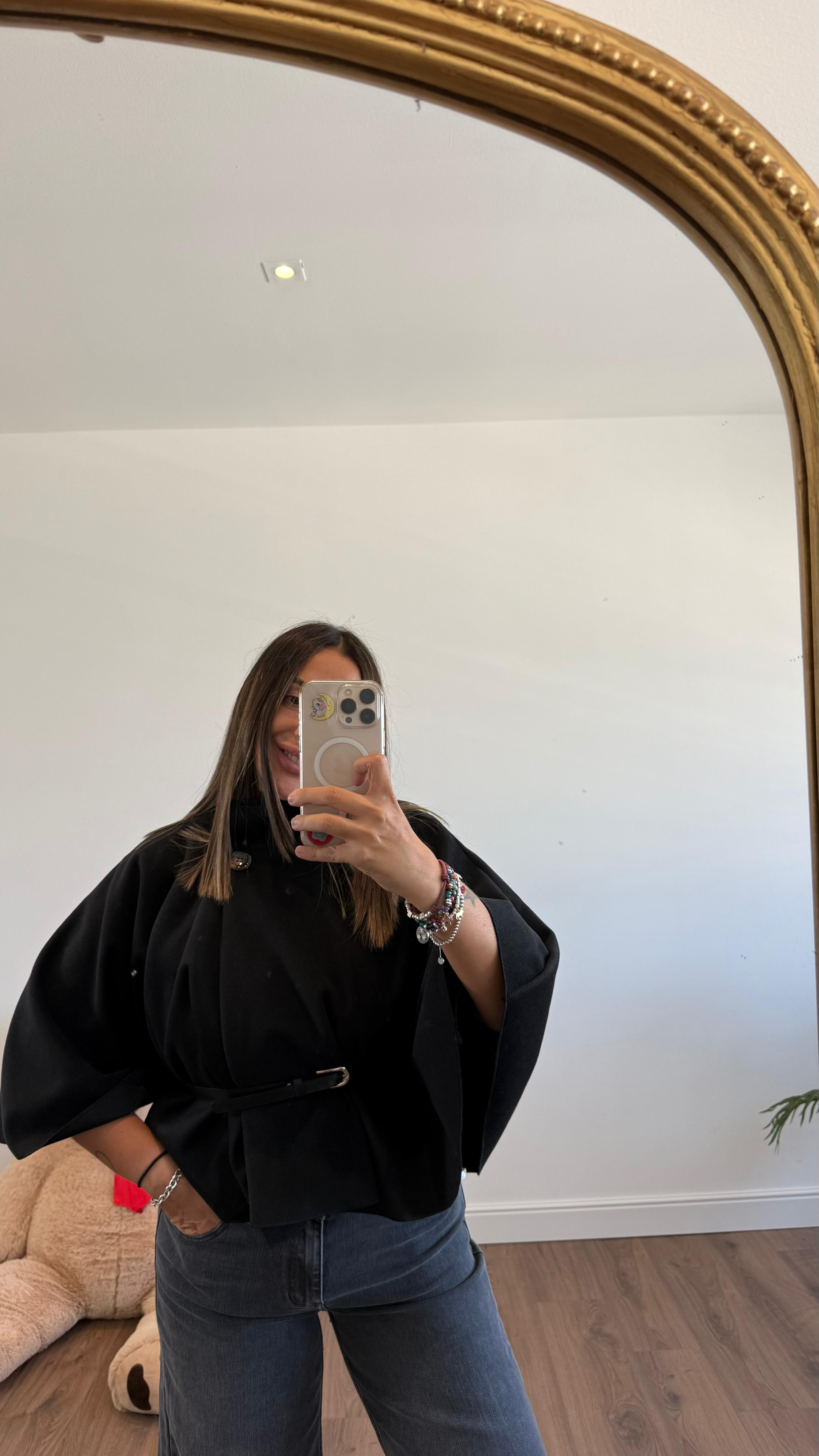 MANTELLA CON CINTURA 99658 NEW