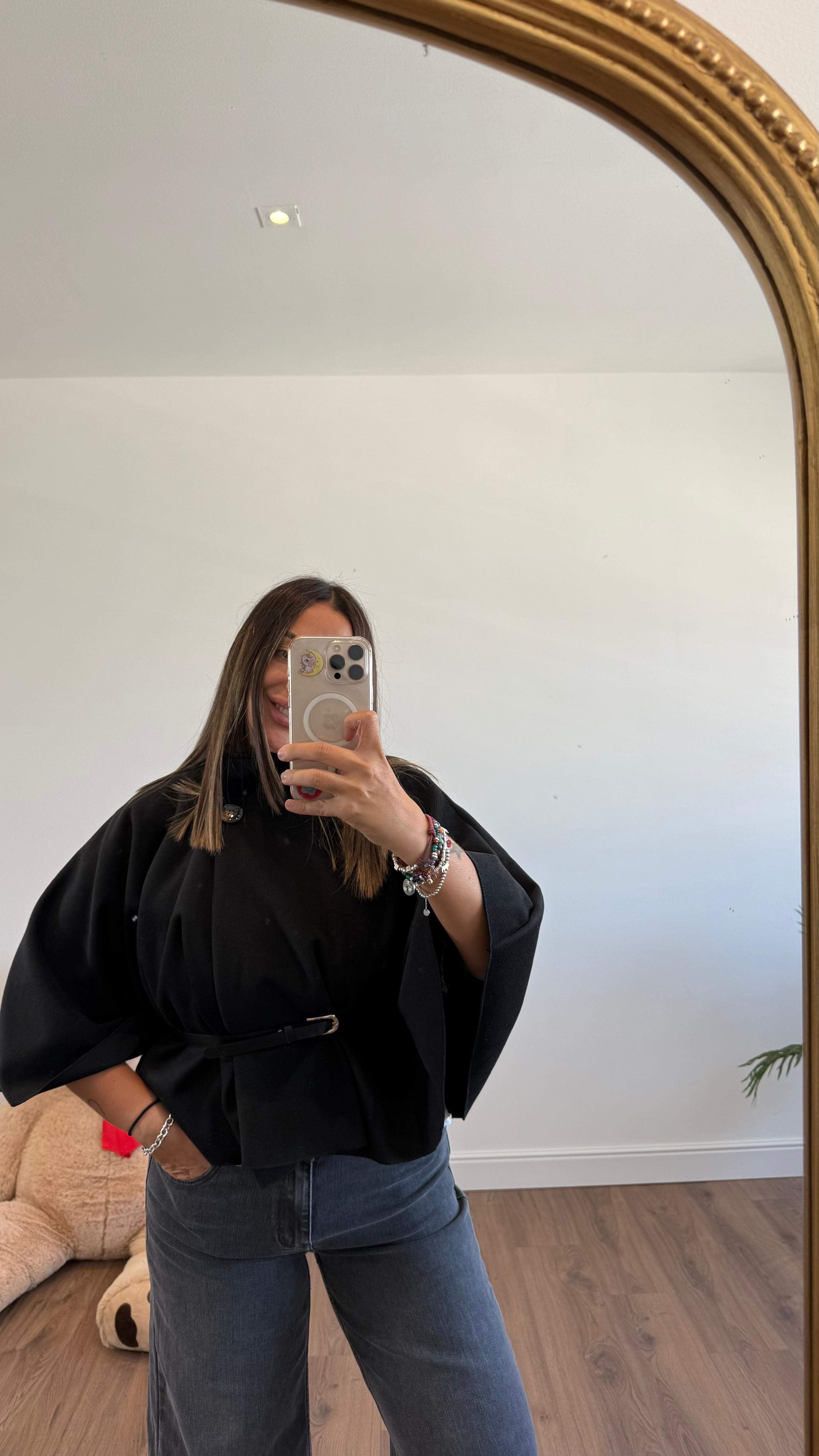 MANTELLA CON CINTURA 99658 NEW