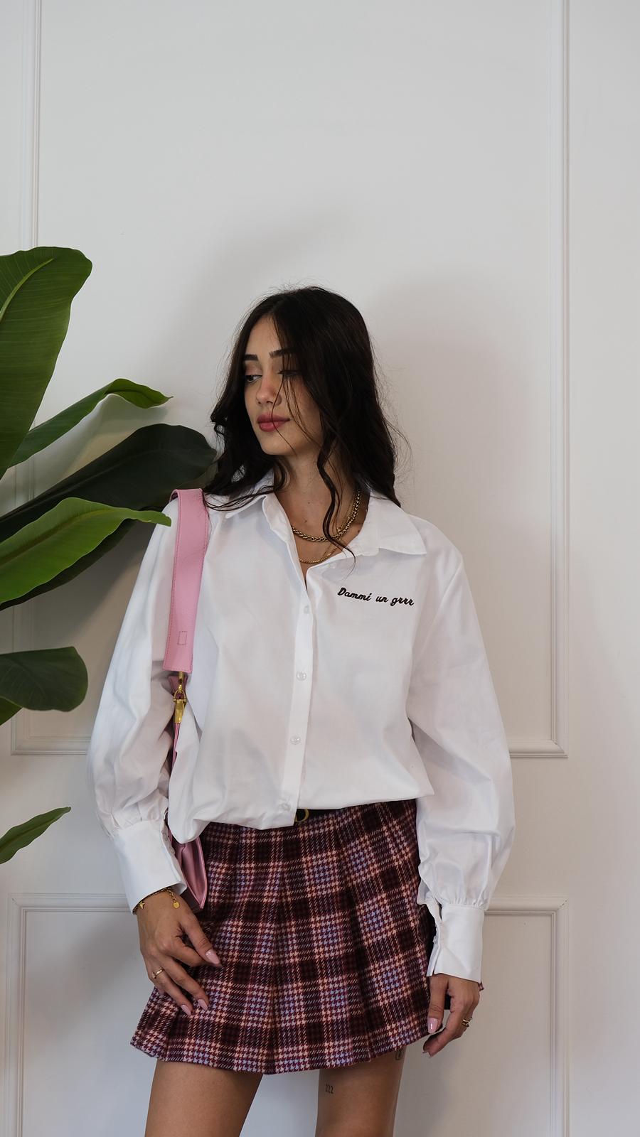 CAMICIA "DAMMI UN GRR" 27598 NEW